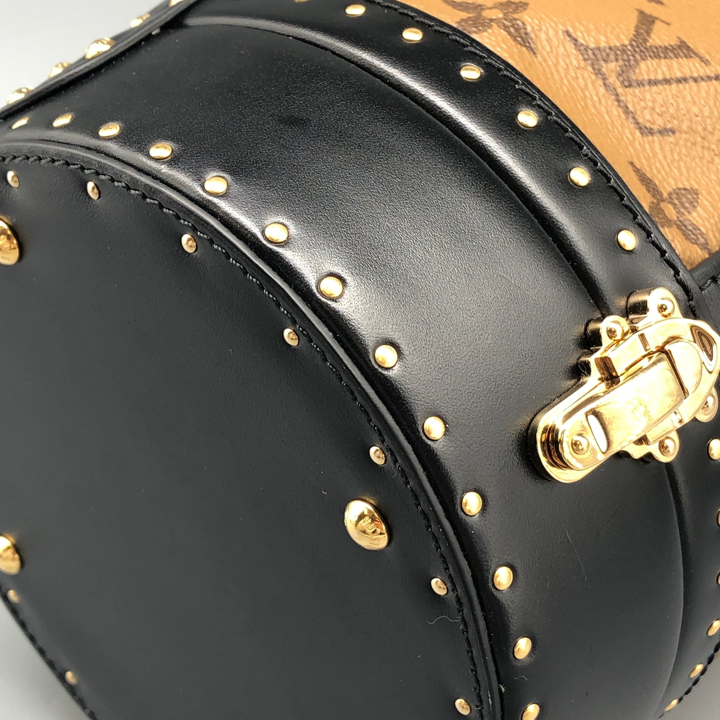 Louis Vuitton Monogram Petit Noé Trunk Bucket Bag Brown
