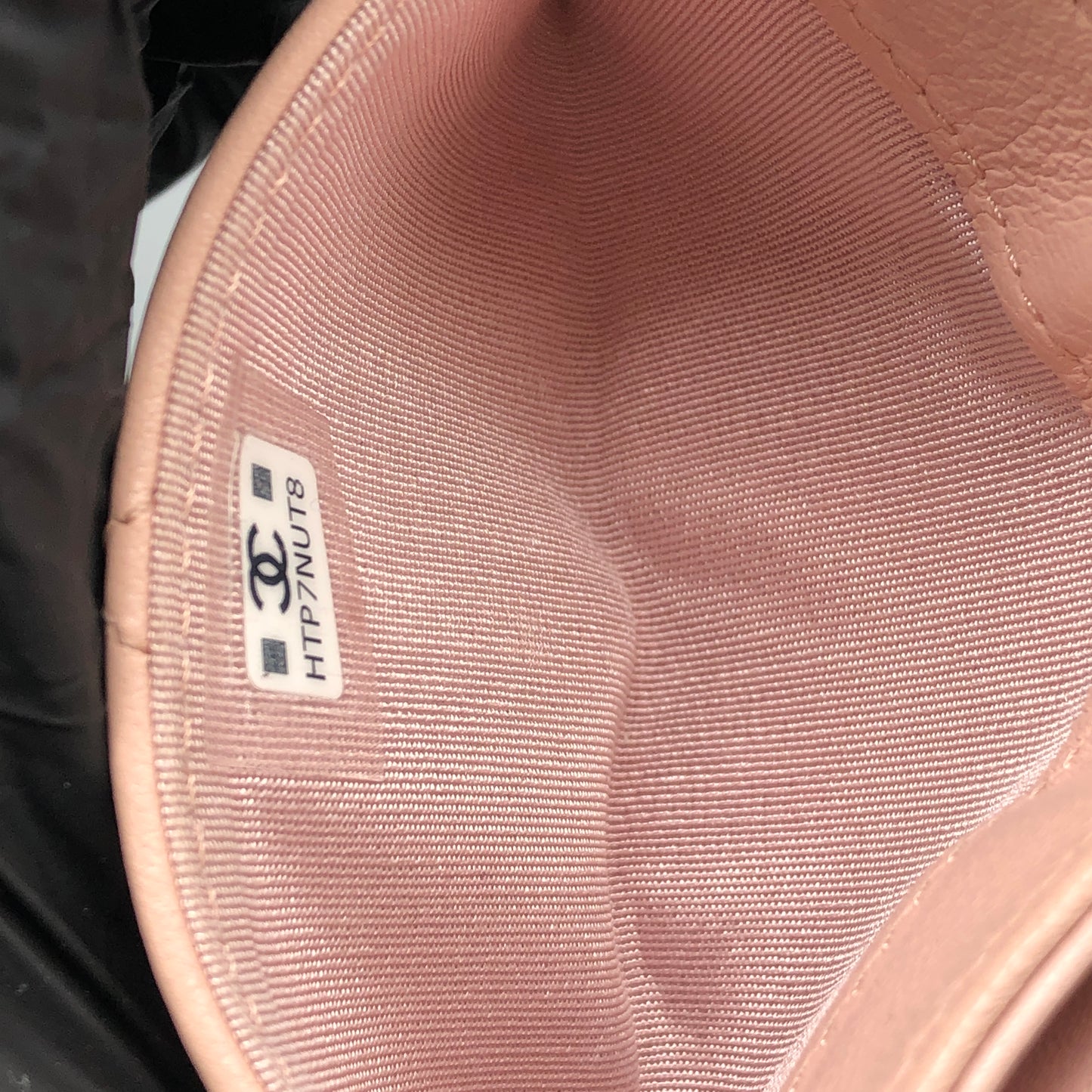 Chanel Blush Pink Quilted Card Holder