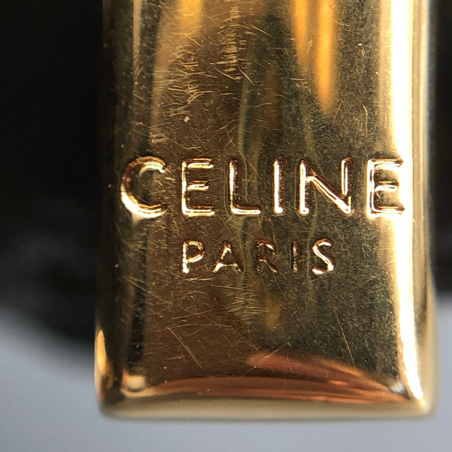 Celine Classic Leather Belt 80cm Black