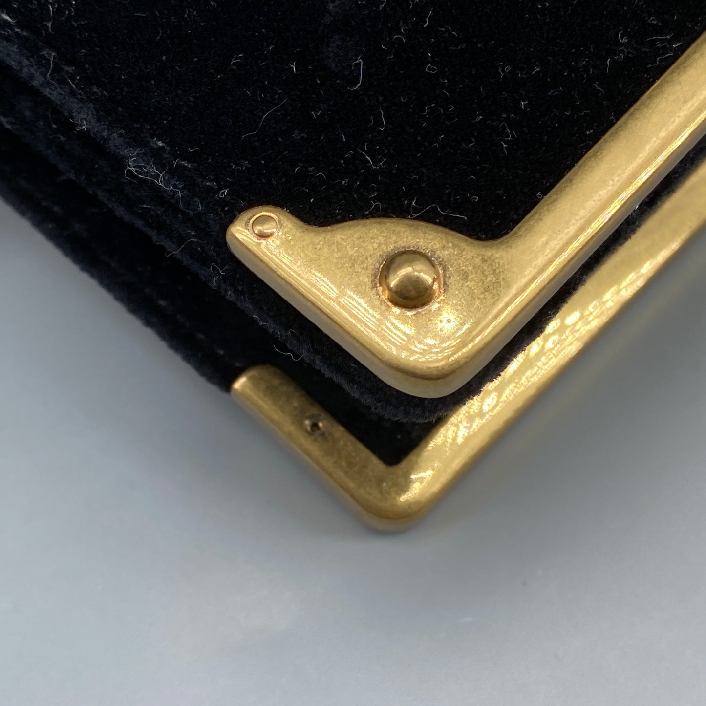 Prada Velvet City Calfskin Micro Cahier Bag Black