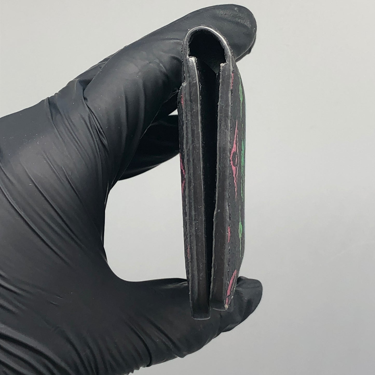 Louis Vuitton Black Multicolor Monogram Card Holder