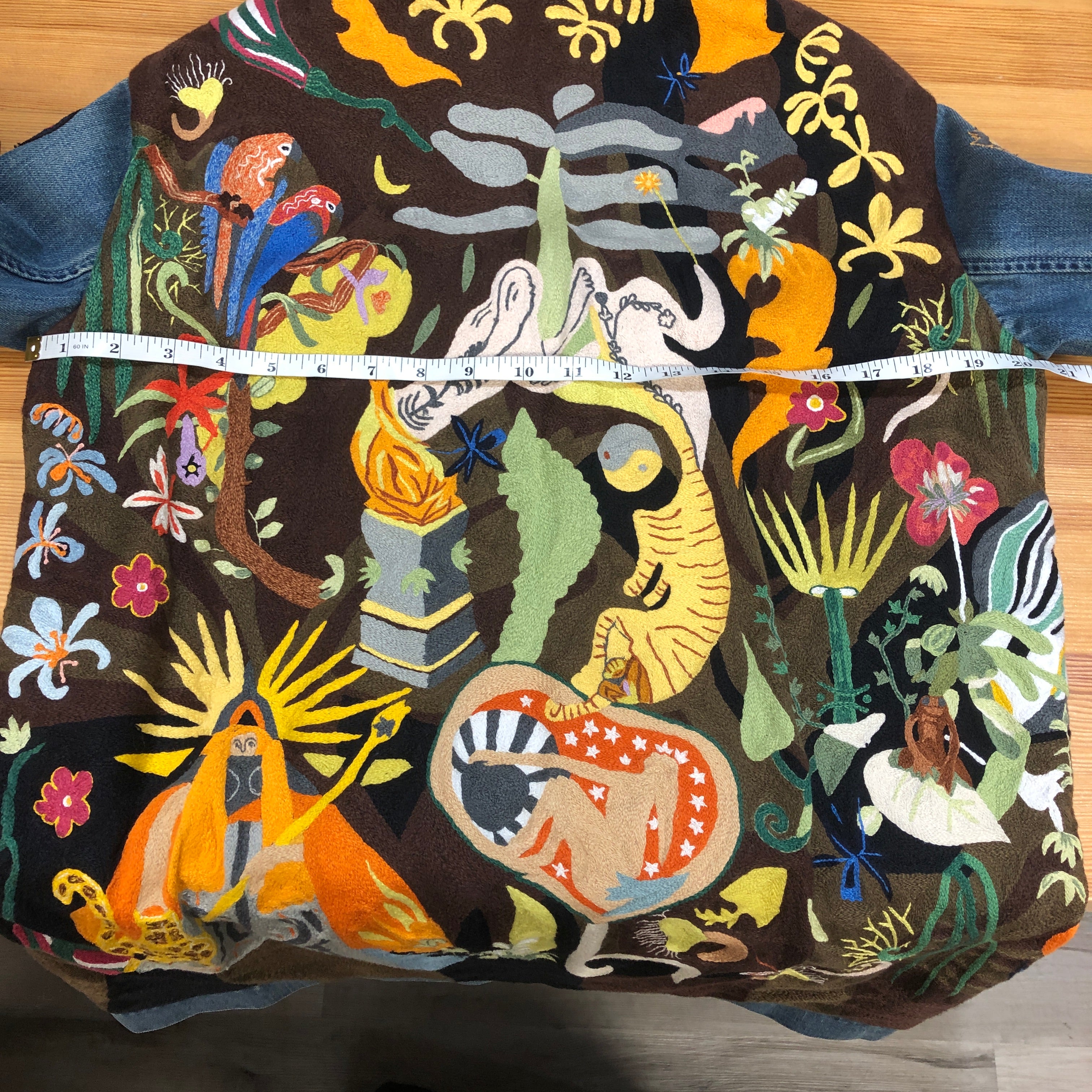 Christian Dior Multicolor Embroidered Denim Jacket 34 – Vibe