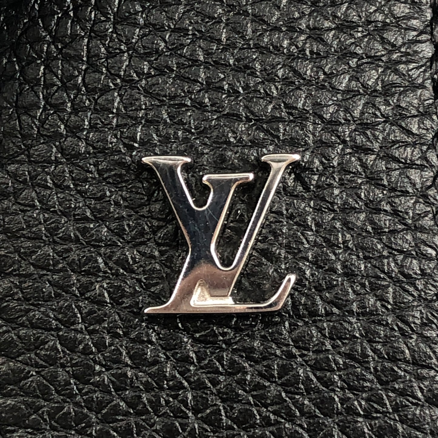 Louis Vuitton Taurillon City Steamer MM Two-Tone Taurillon Leather Handbag Hot Pink Black
