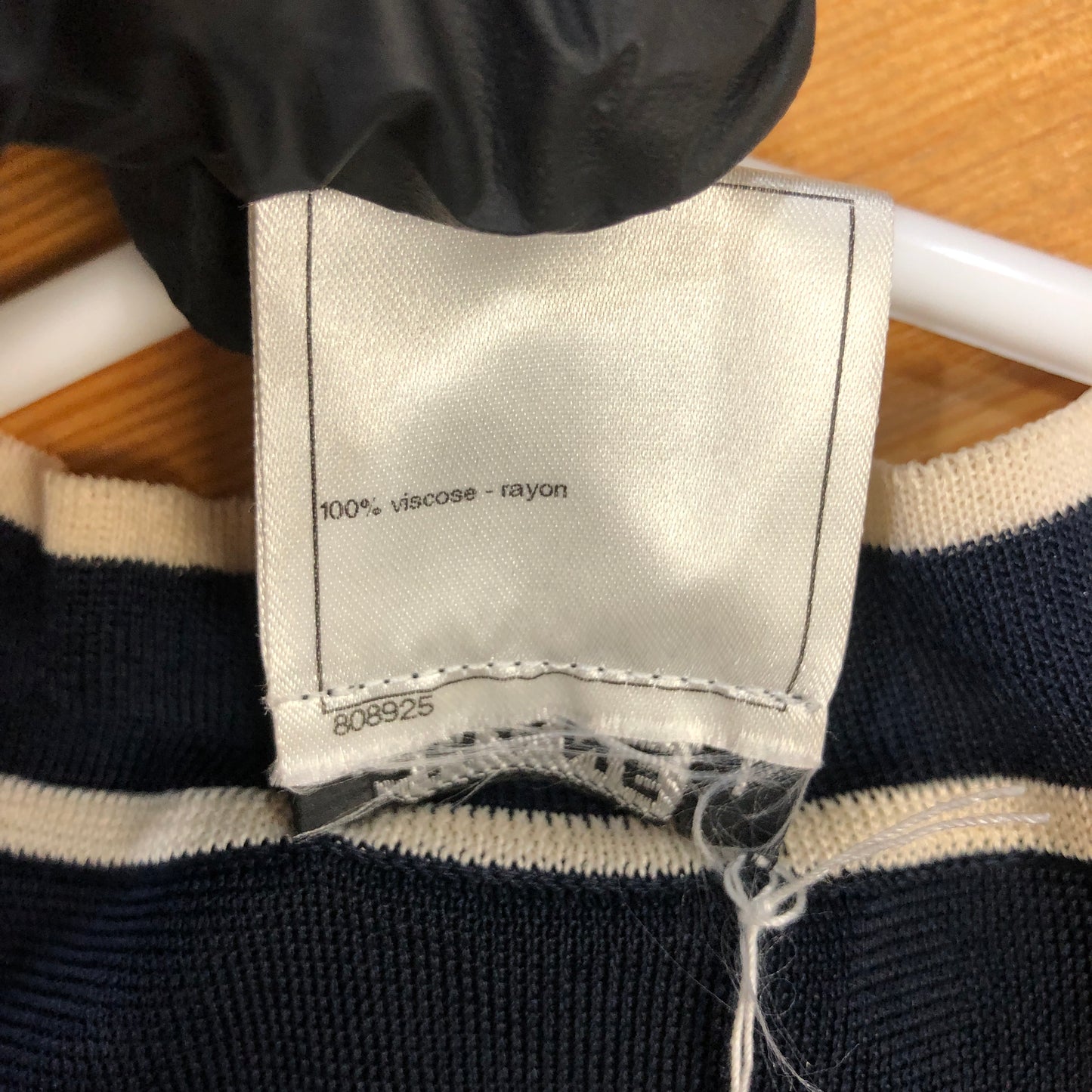 Chanel Black Cardigan with Attached Vest Size 36
