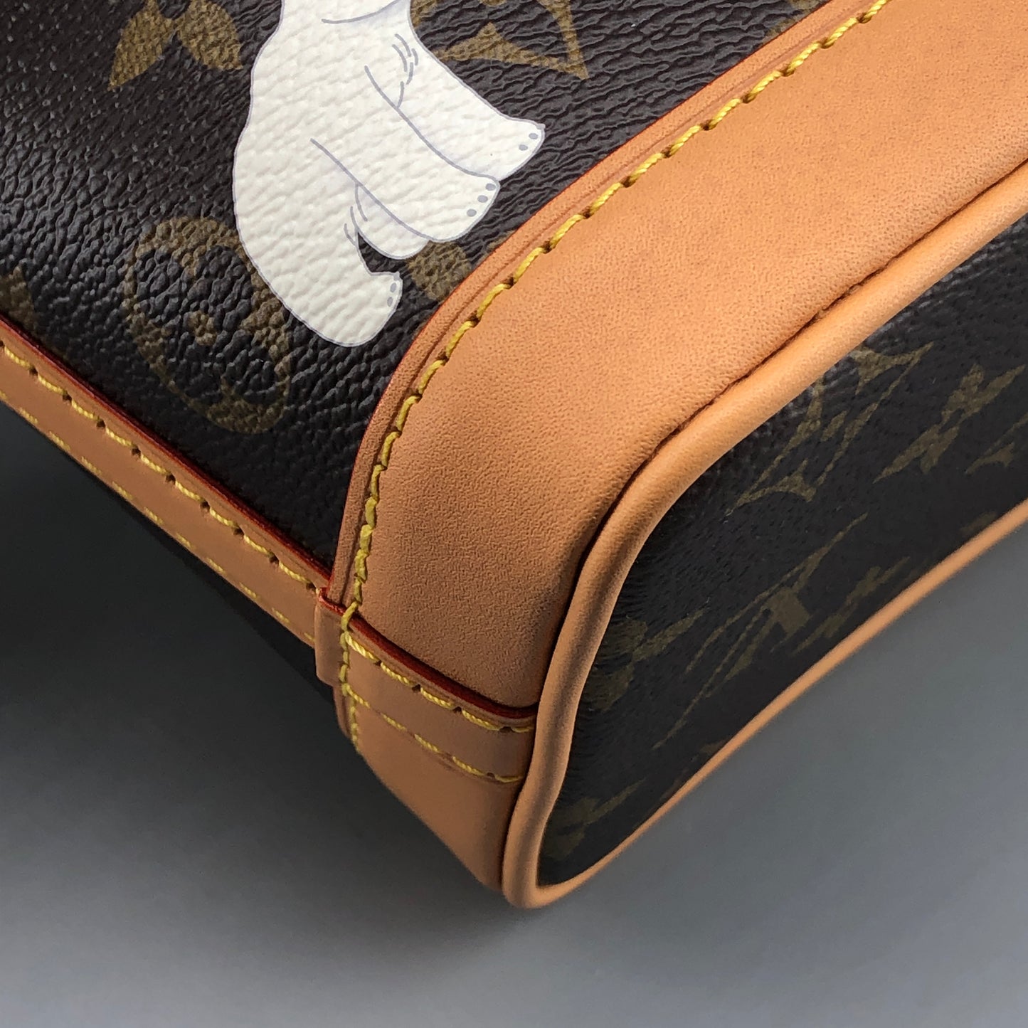 Louis Vuitton Nano Noé Limited  Edition Vivienne Xmas Bucket Bag Brown