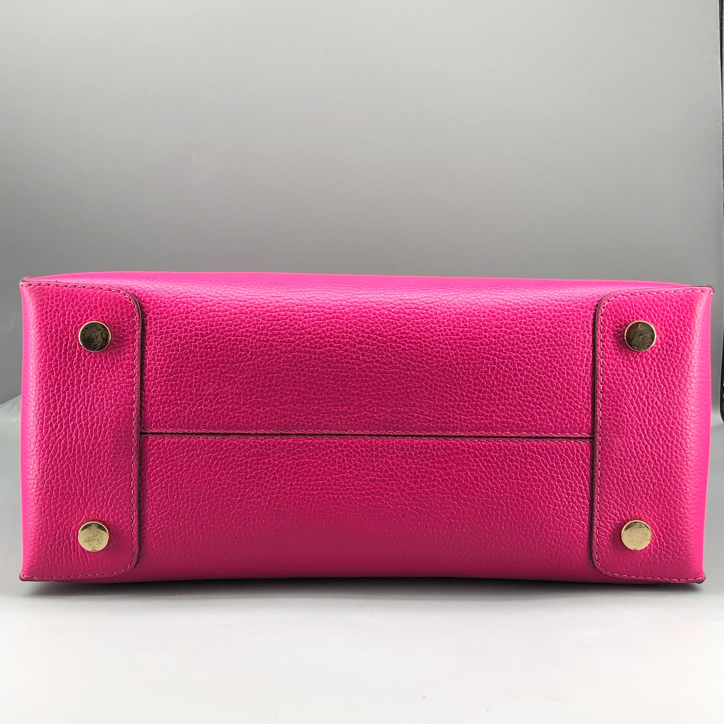 Michael Kors Pebbled Leather Tote Shoulder Hand Bag Hot Pink