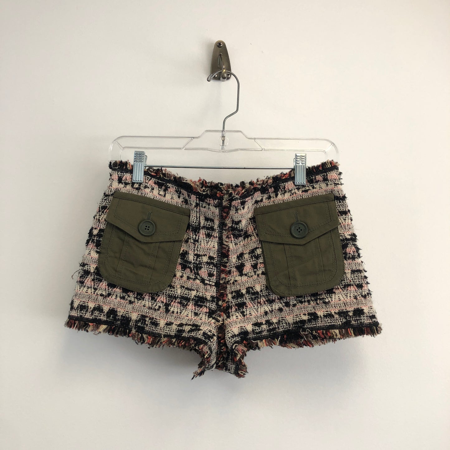 Louis Vuitton Tweed Cargo Shorts Size 36