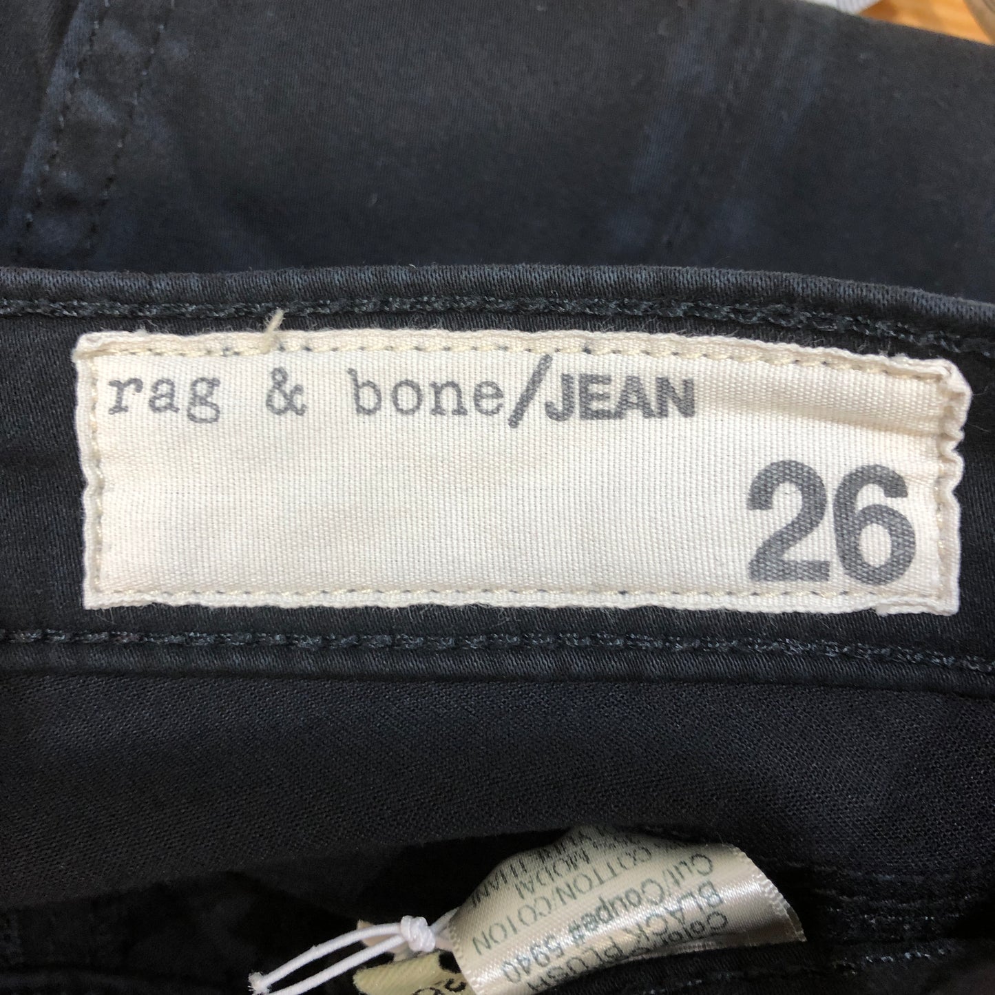 Rag & Bone Black Skinny Leggings Jeans size 26