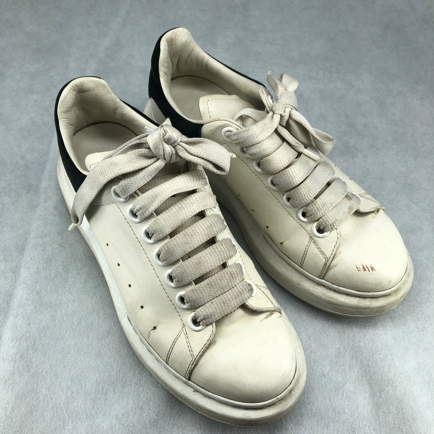 Alexander McQueen Oversized Sneakers Size 36.5 Black/White