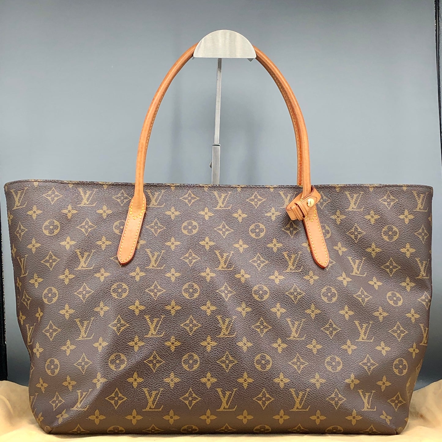 Louis Vuitton Monogram Canvas Tote Bag Brown