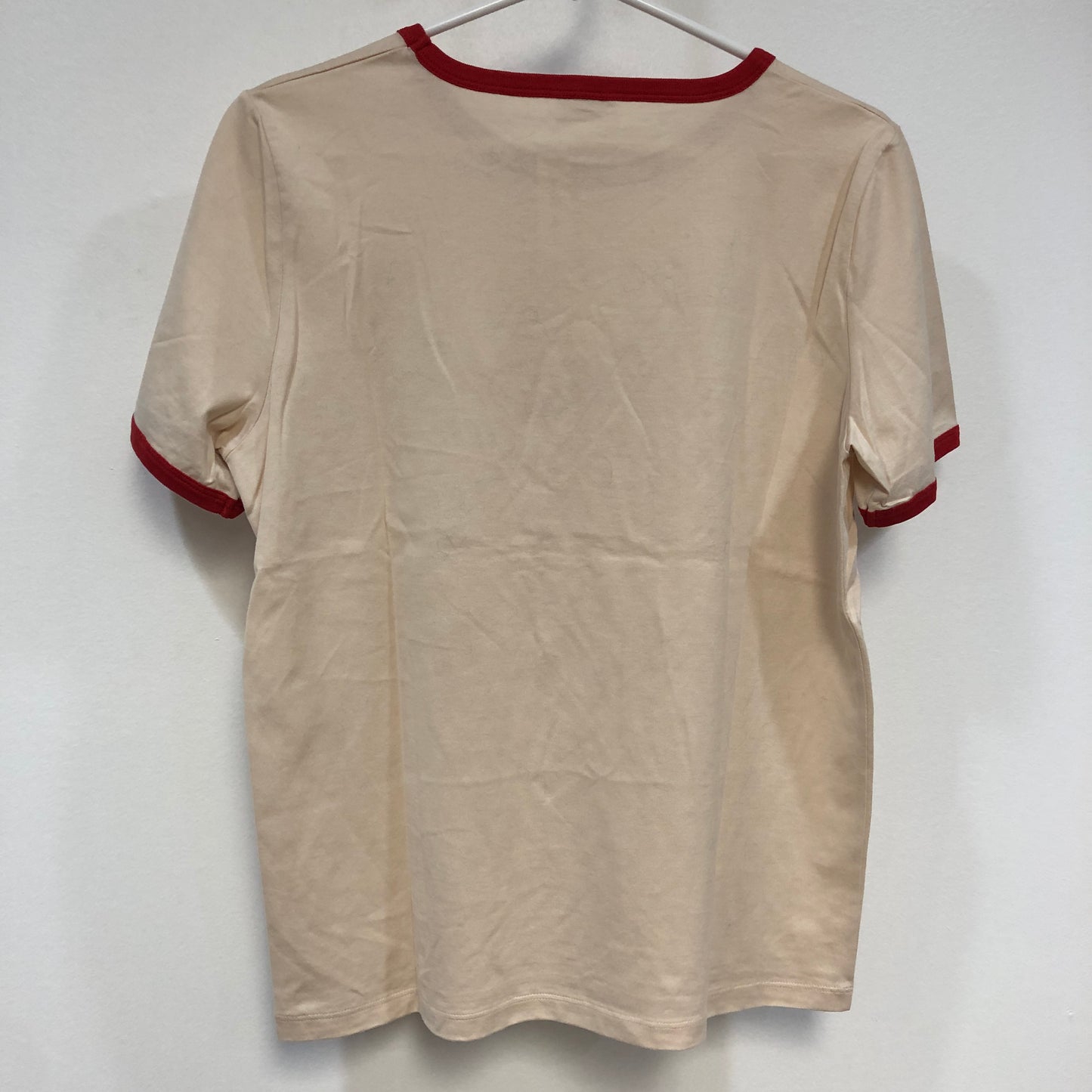 Celine Skin Color Carriage Logo Ringer T-Shirt Size L