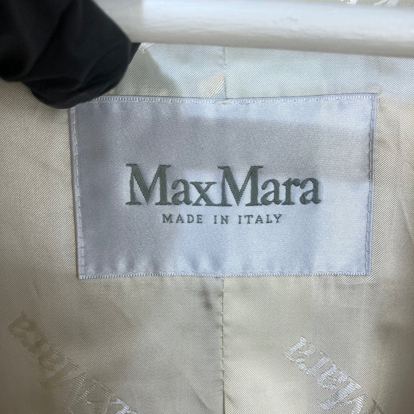 Max Mara Teddy Coat Size S Ivory