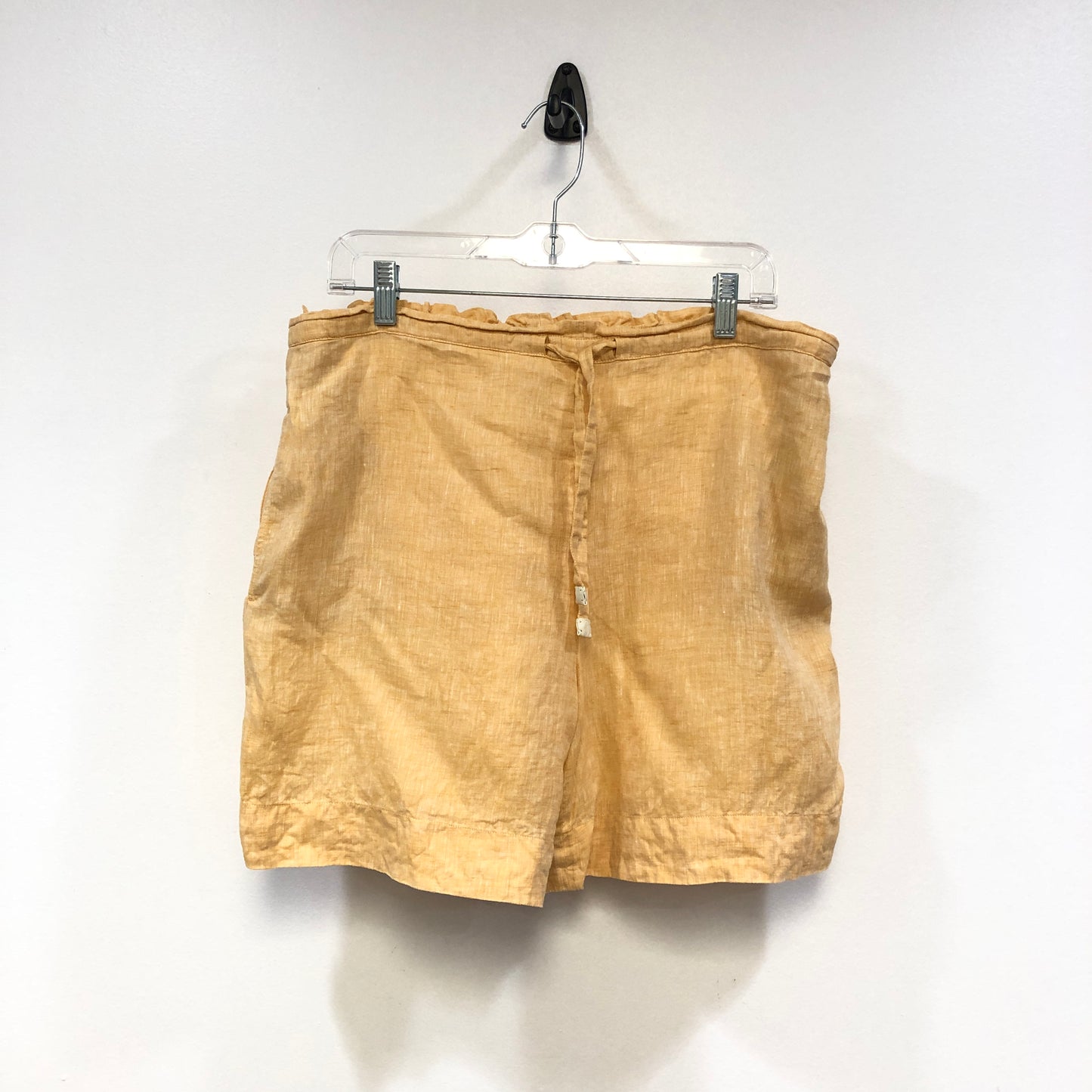 Loro Piana Butter Yellow Linen Shorts Size 44