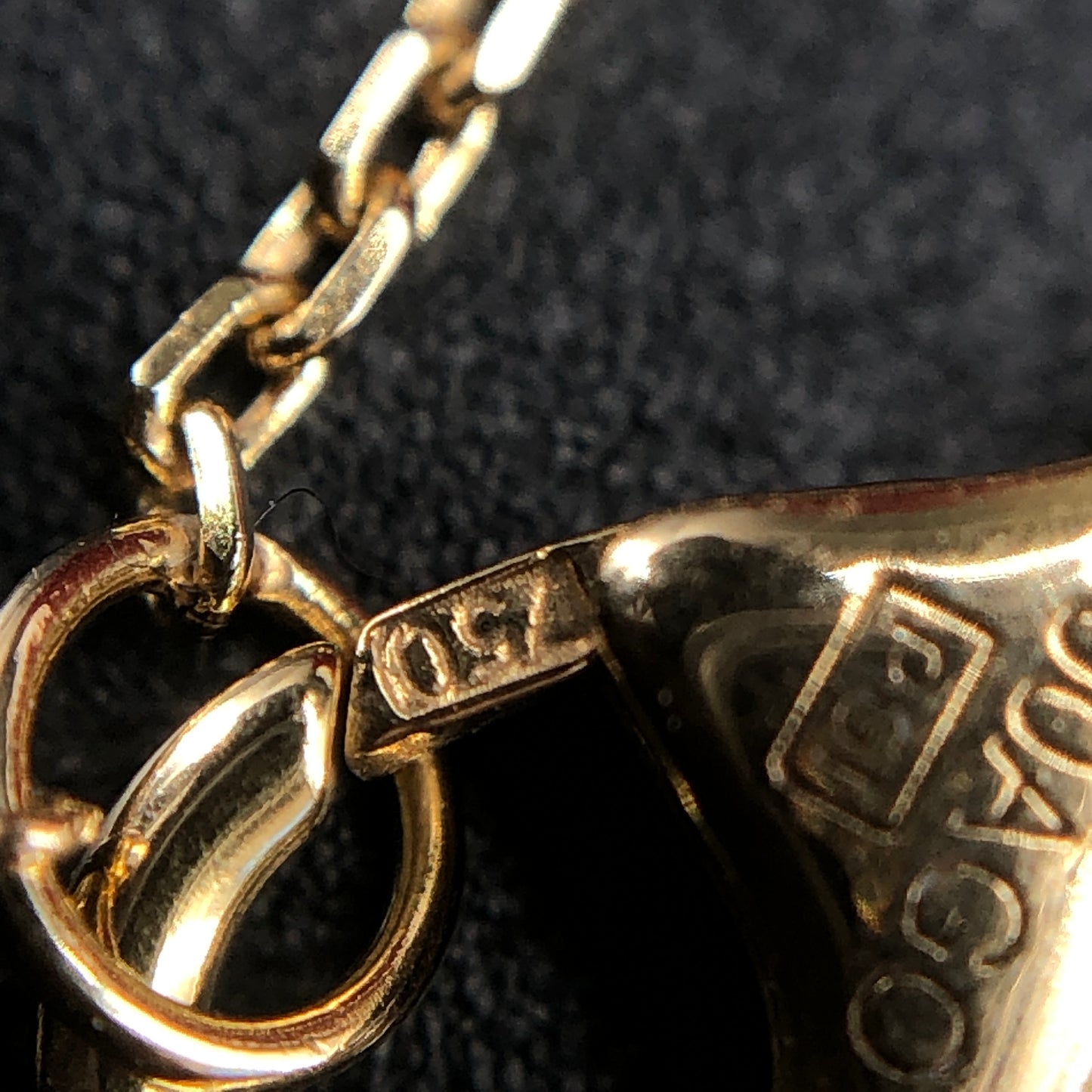 Cartier 750 Yellow Gold Single Diamond Chain Bracelet