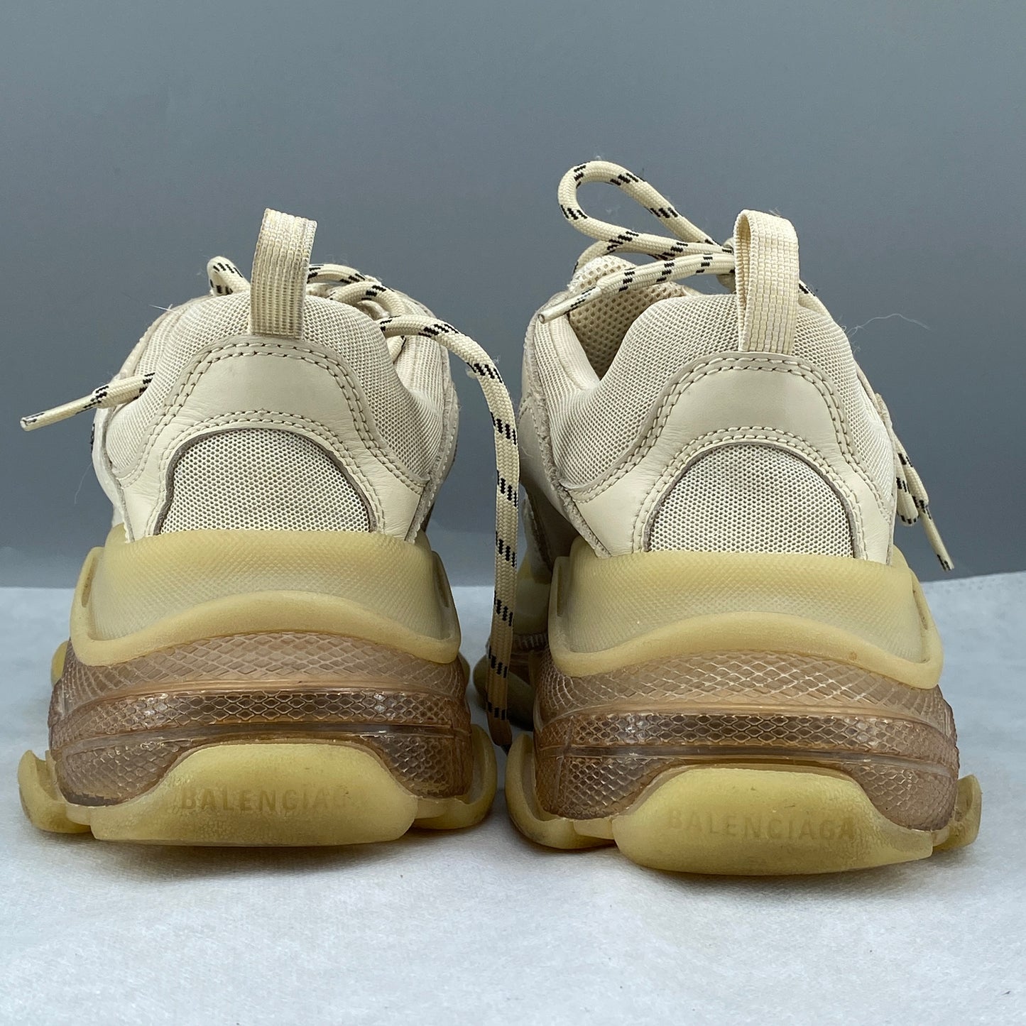 Balenciaga Men‘s Beige Triple S Sneakers Size 42