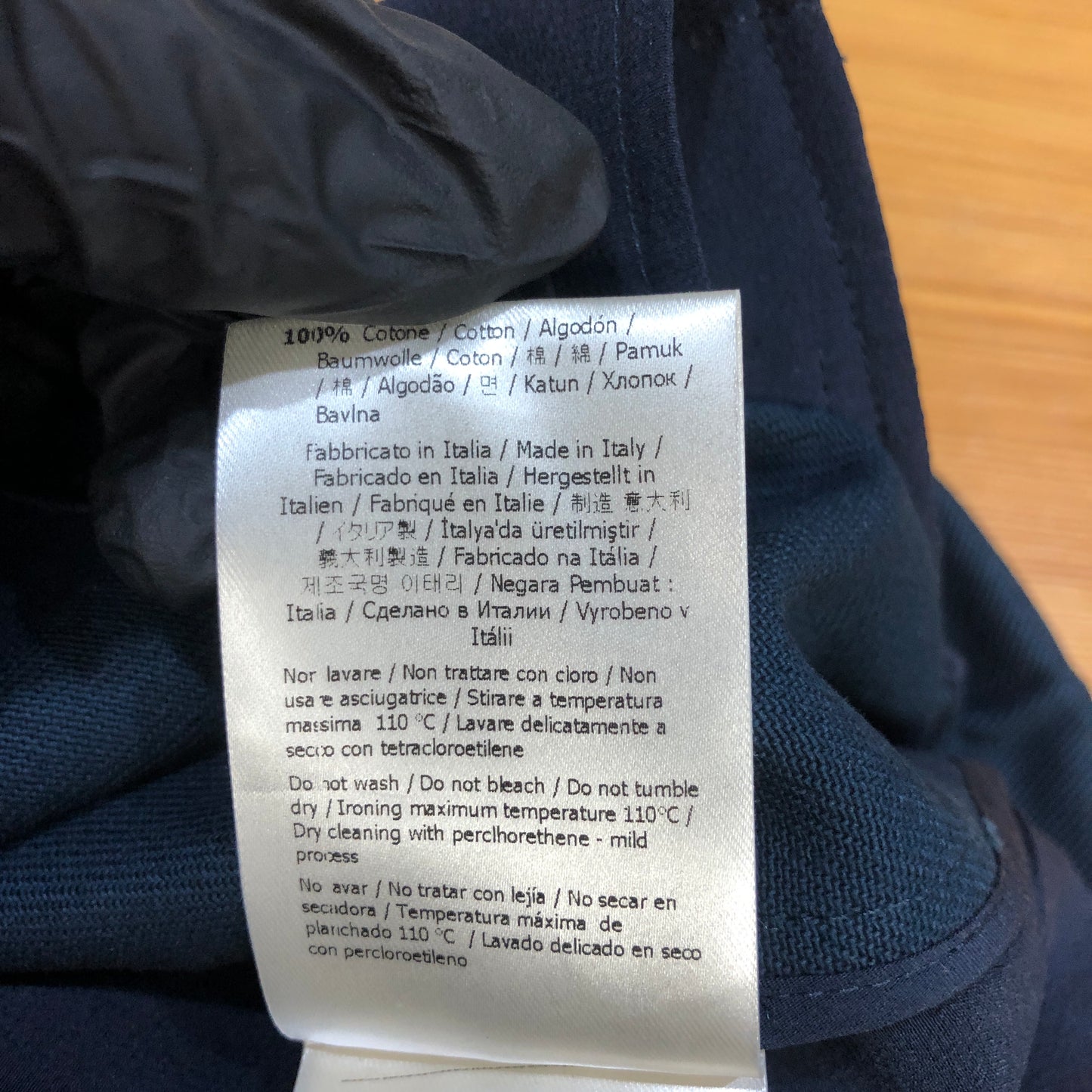 Fendi Navy Blue Balloon Cropped Trousers size 38