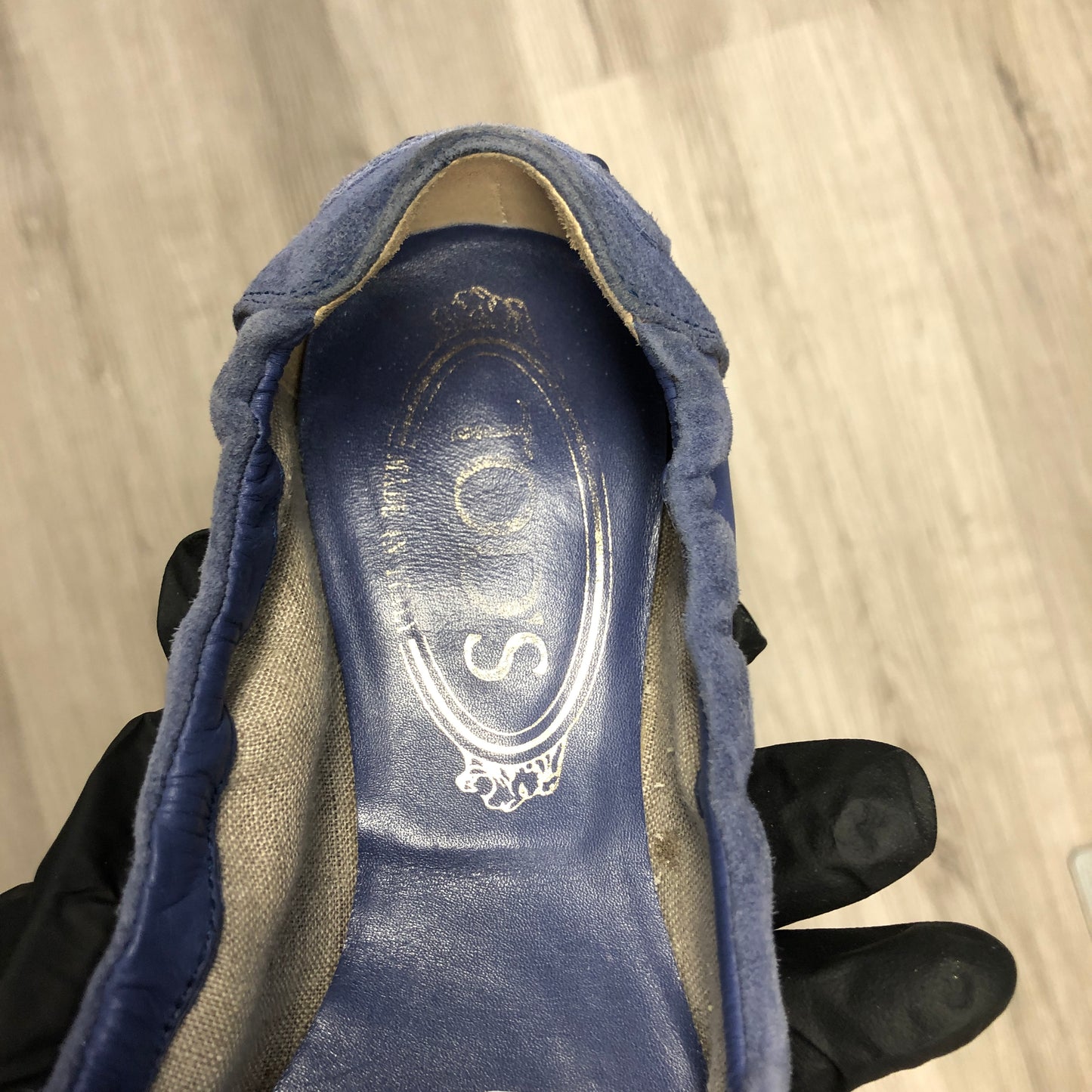 Tod's Women's Light Purple Patent Leather Ballet Flats Size 36.5