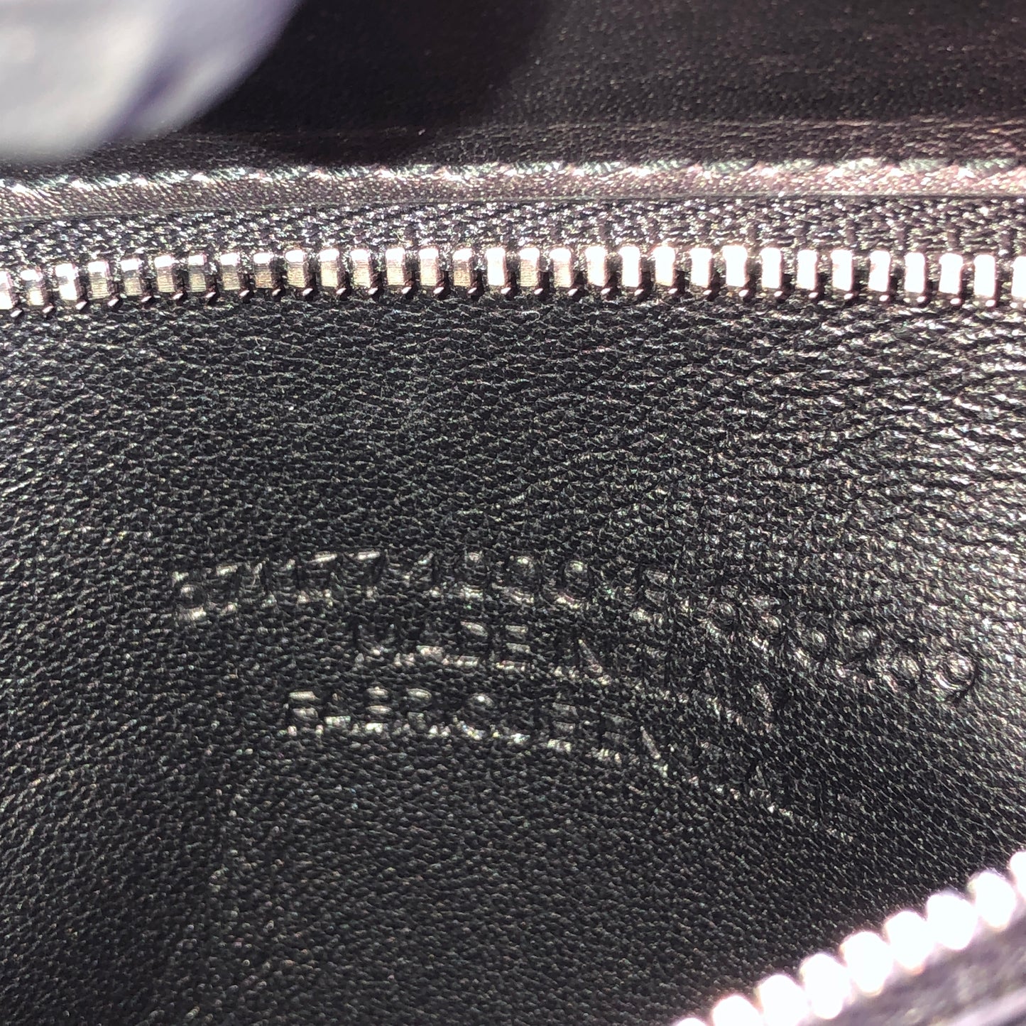 Balenciaga Black Cable Shopper tote Croc-Embossed Metal Top Handle