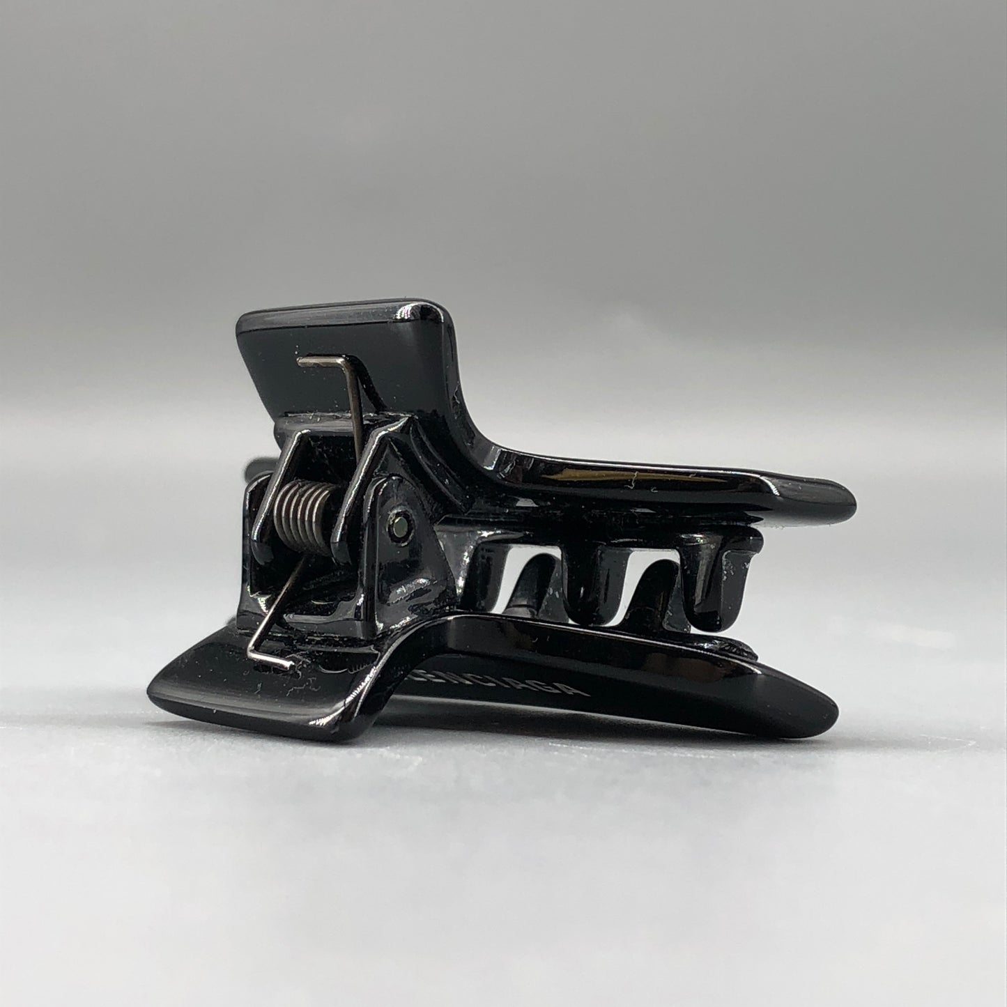Balenciaga Black Logo Hair Claw Clip