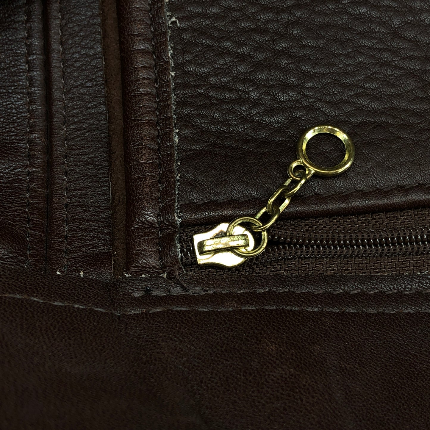 Coach Vintage Leather Tote Bag Dark Brown