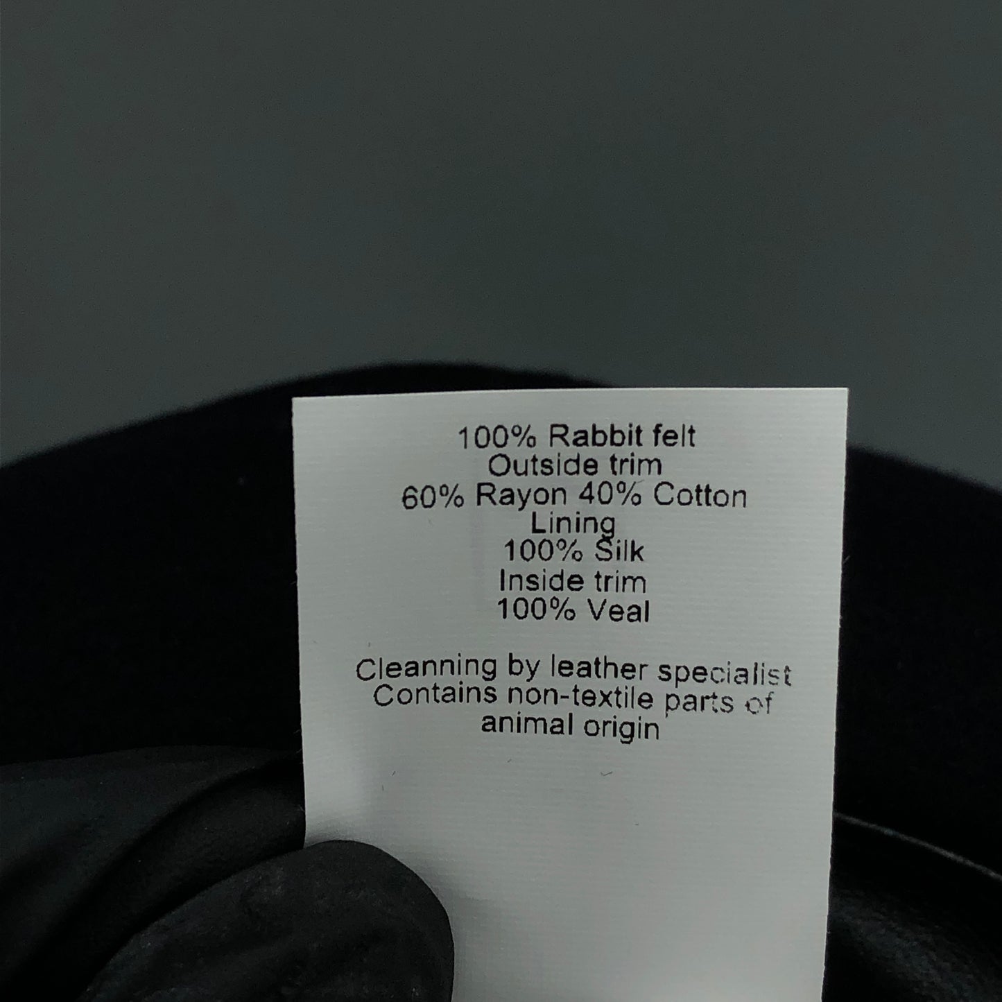 Hermes Navy Felt Fedora Hat Size 59cm