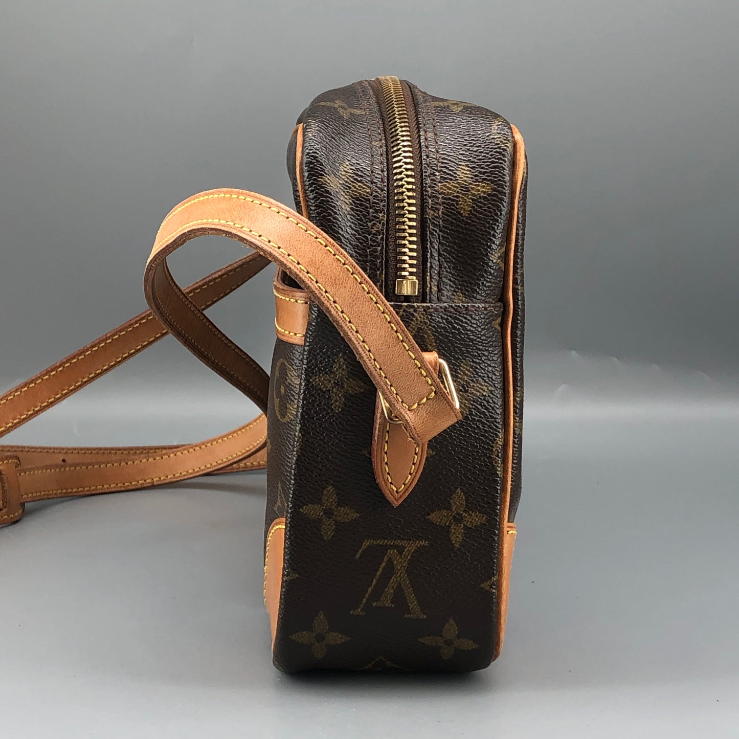 Louis Vuitton Trocadero 27 Monogram Canvas Shoulder Bag Brown