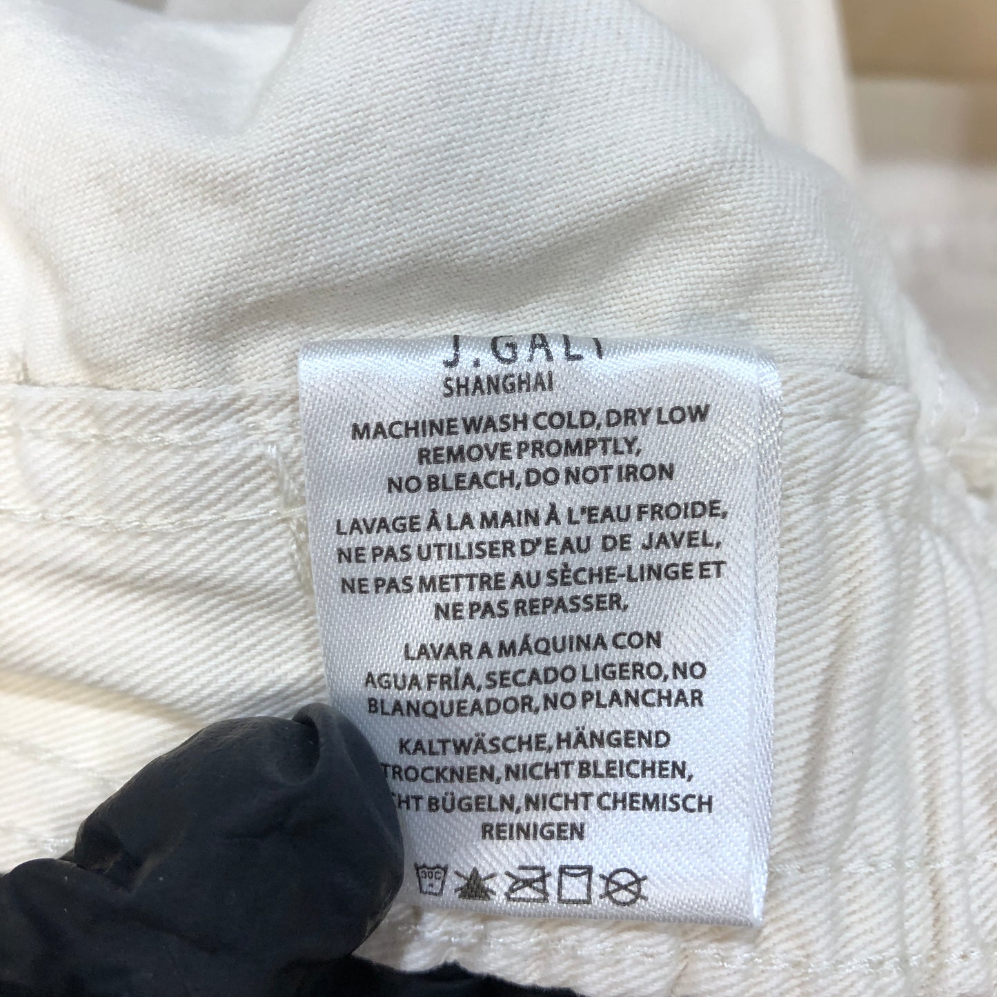 J. Galt Beige Cargo Mini Skirt Size S