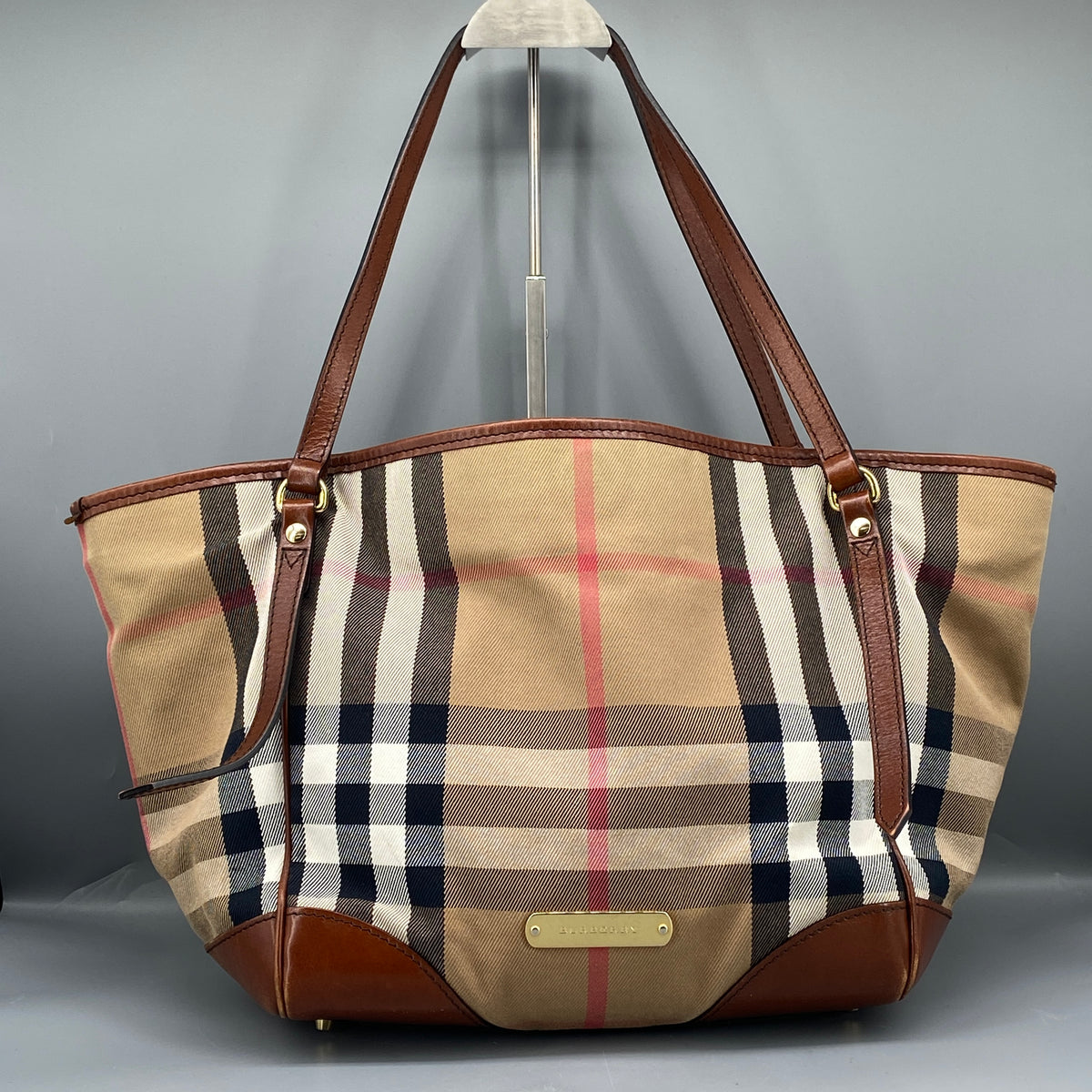 Burberry Canterbury House Check Tote Bag