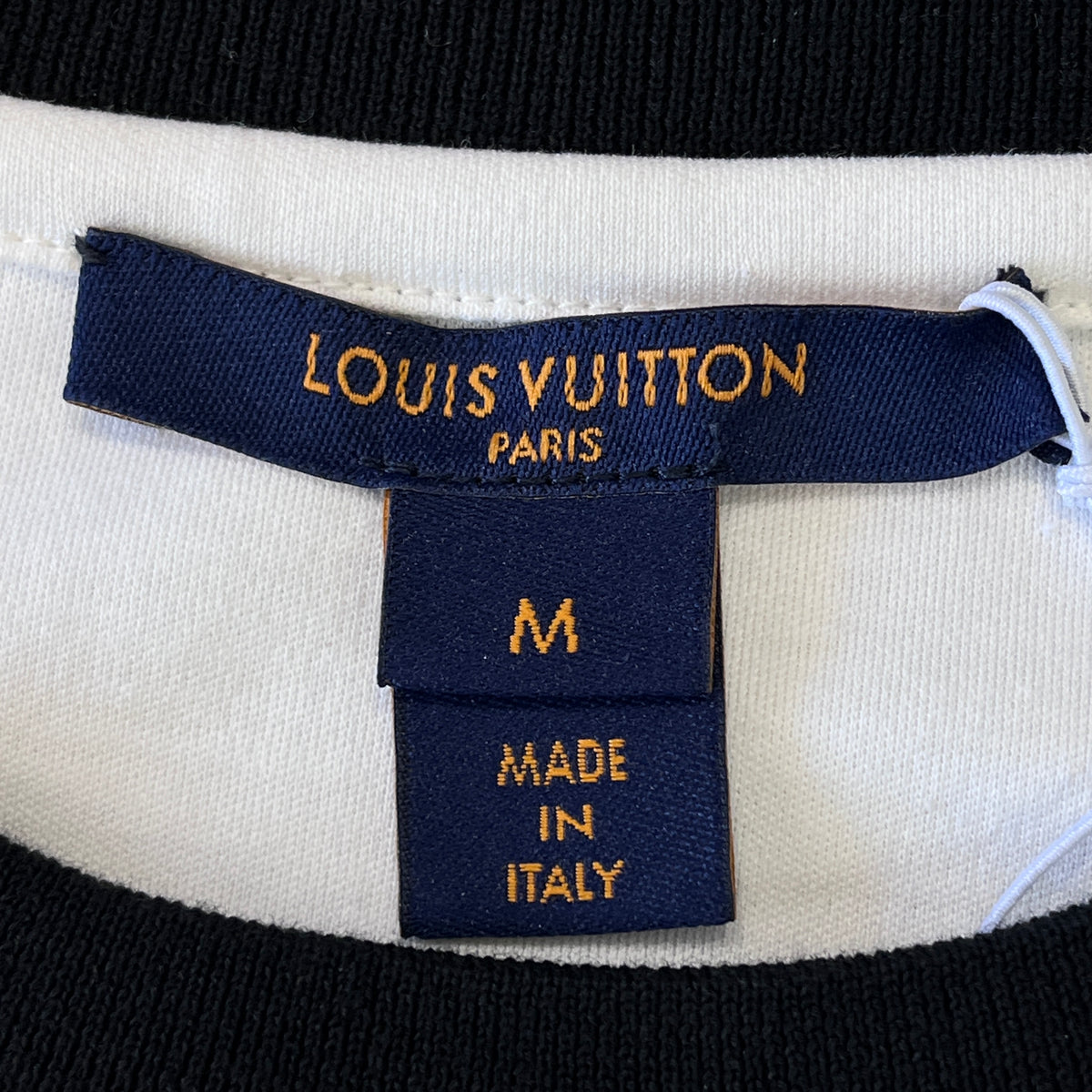Louis Vuitton White Polka Dot Short Sleeve T-Shirt Size M