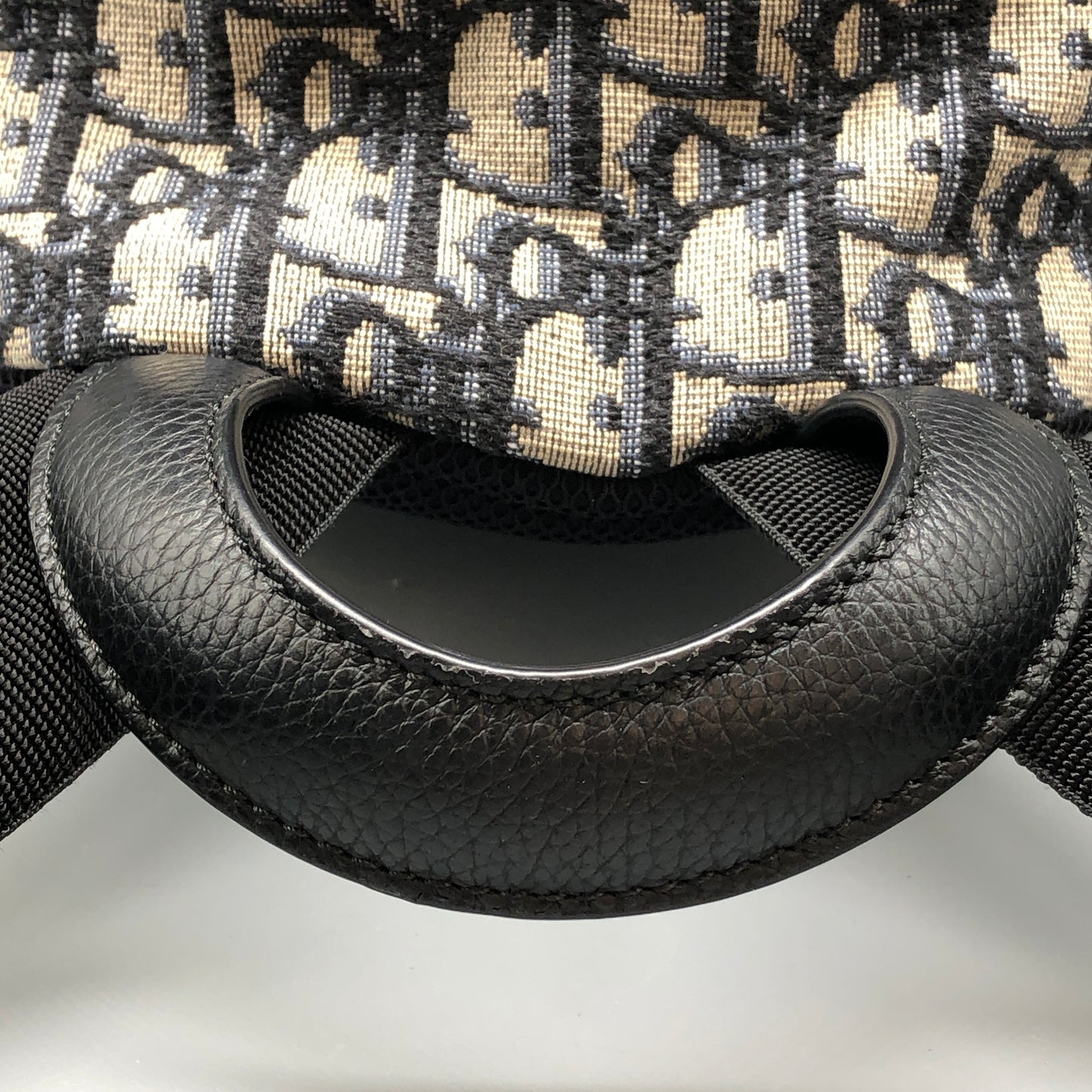 Christian Dior Oblique Galaxy Canvas Backpack Grey/Navy/Black