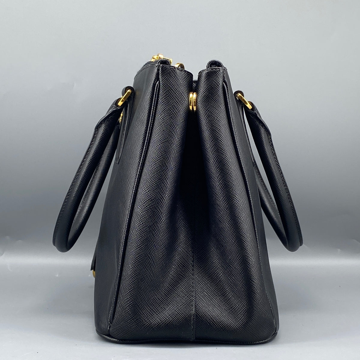 Prada Galleria Large Tote Bag Black Saffiano Leather