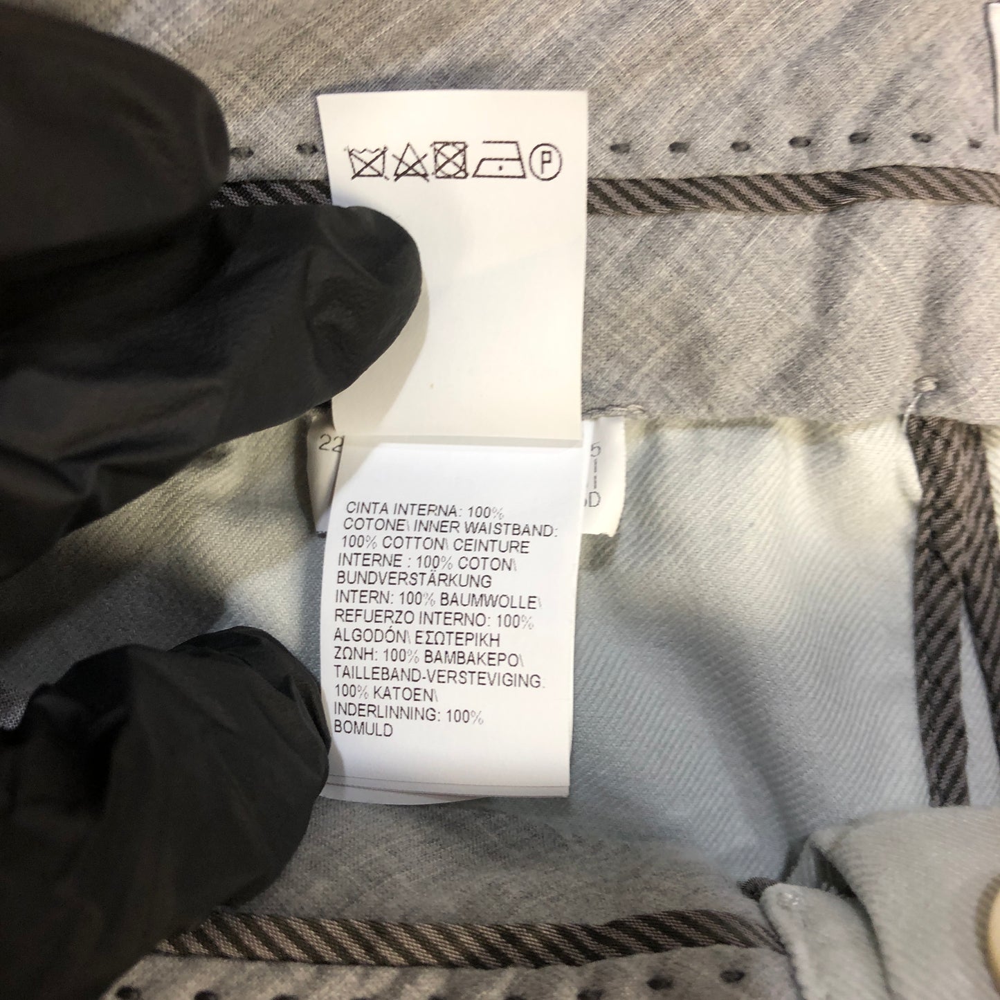 Brunello Cucinelli Light Blue Pleated Cropped Trousers Size 38