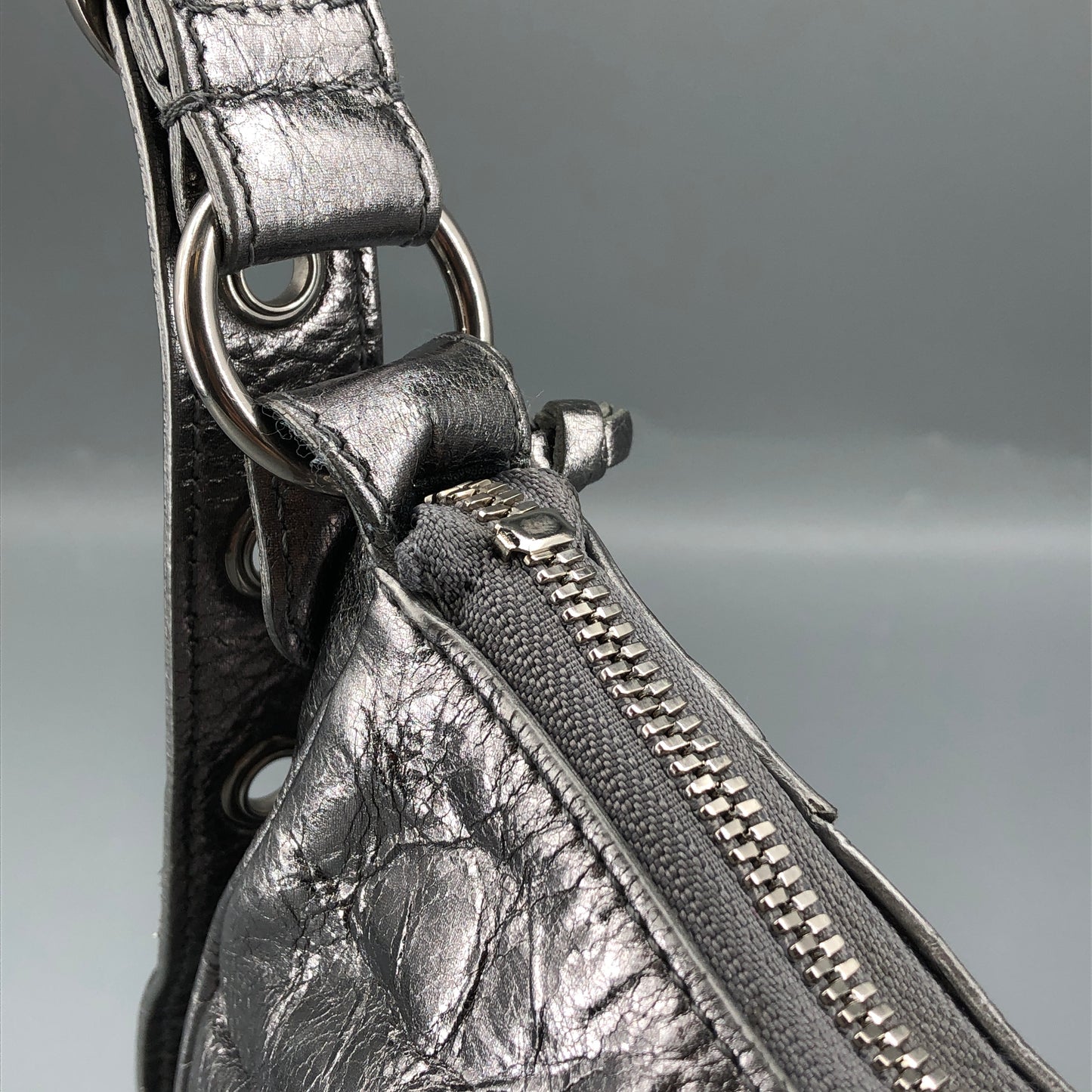 Balenciaga Le Cagole XS Shoulder Bag Silver