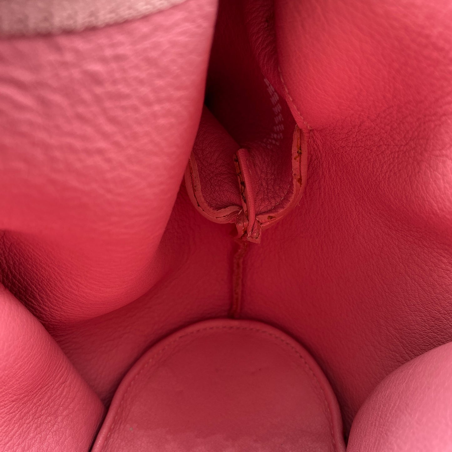 Loewe Pink Leather Elephant Crossbody Bag