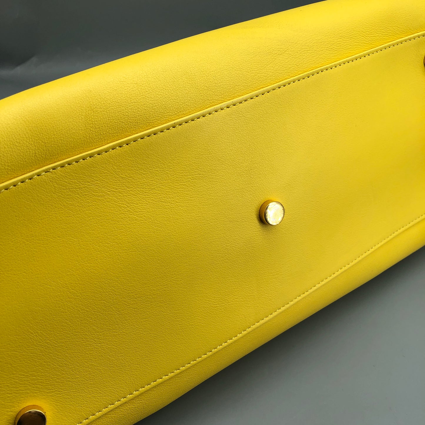 Saint Laurent Sac De Jour Yellow Leather Tote Bag