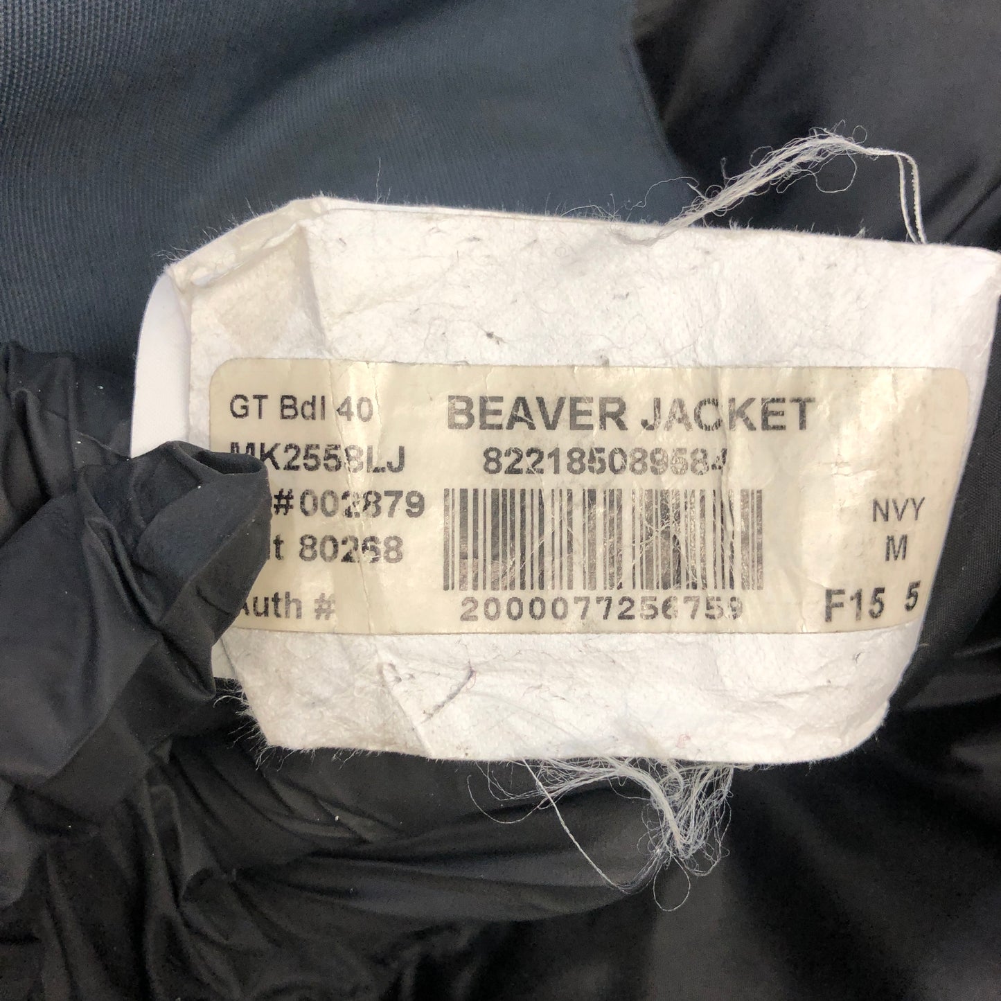Moose Knuckles Navy Blue Parka Jacket Size M