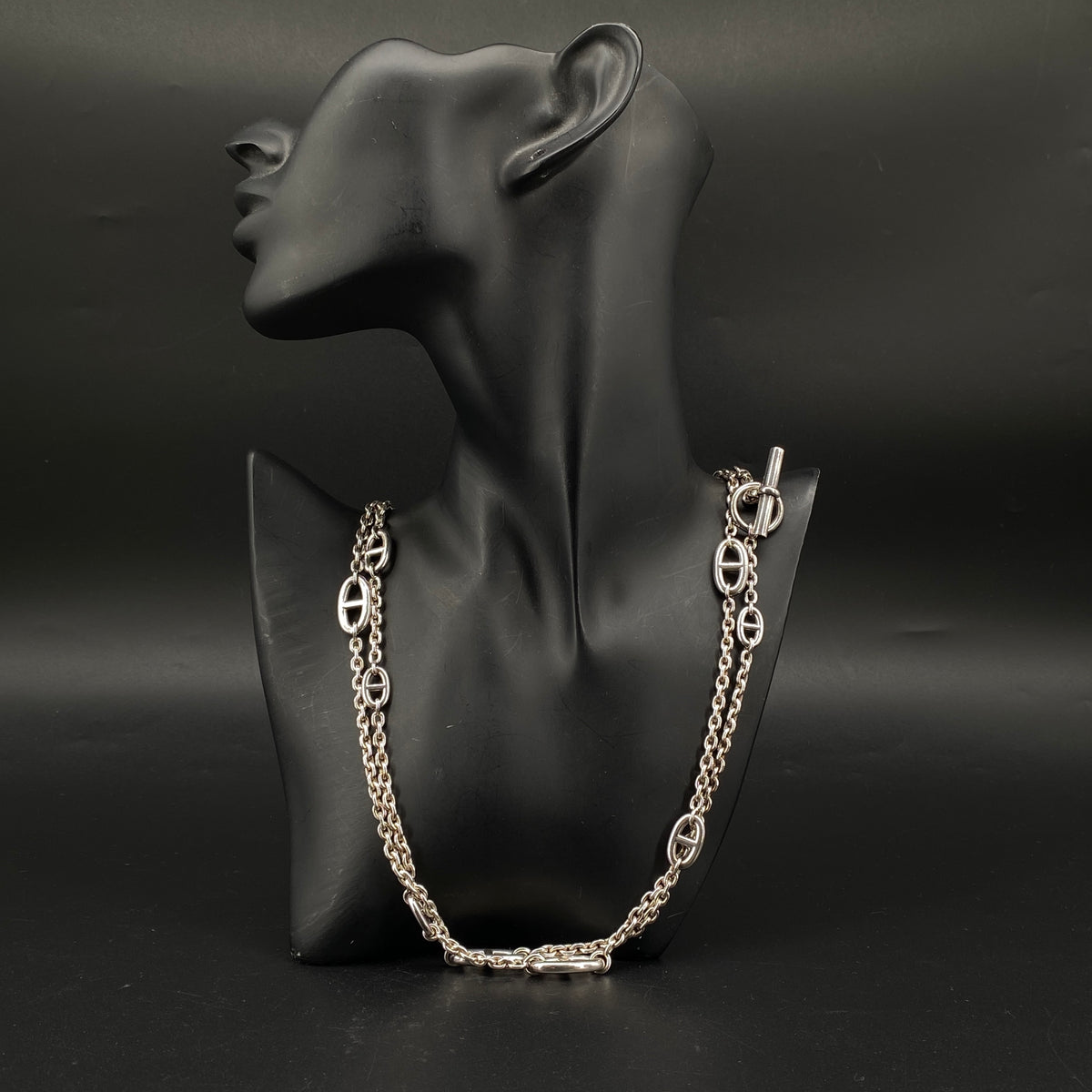 Hermes 925 Silver Chaine Farandole Necklace