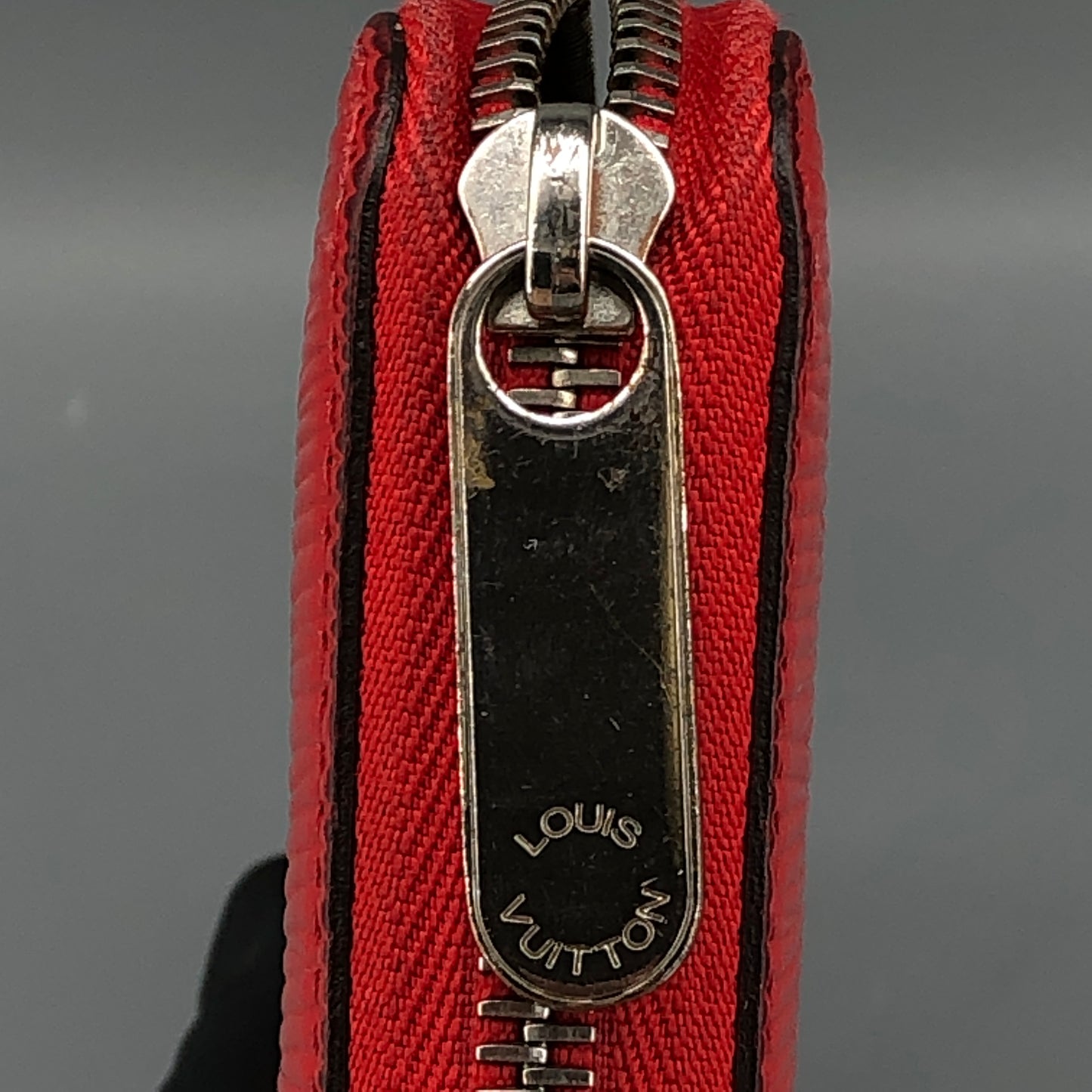 Louis Vuitton Epi Leather Zippy Wallet Red