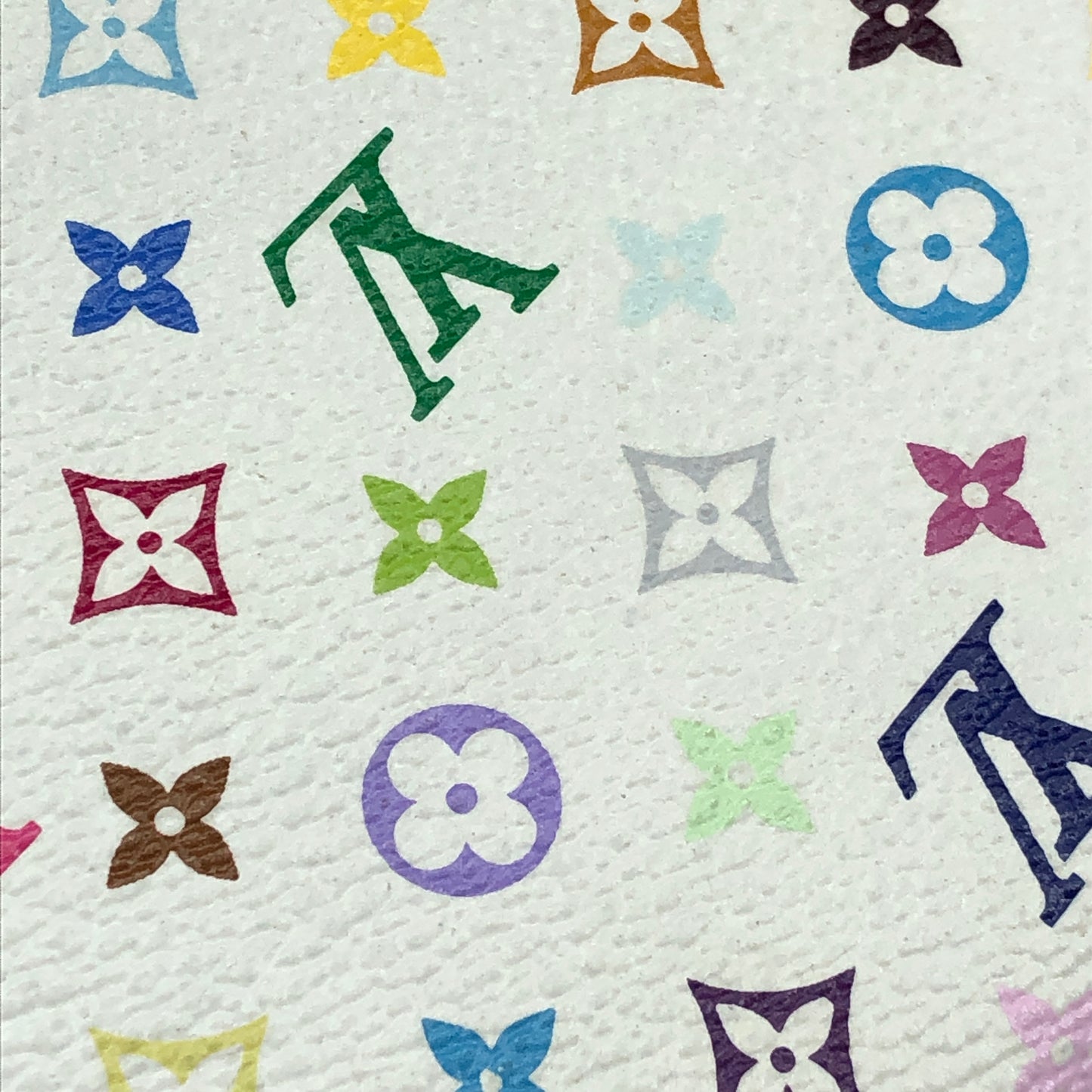 Louis Vuitton White Multicolor Monogram Zip Around Long Wallet