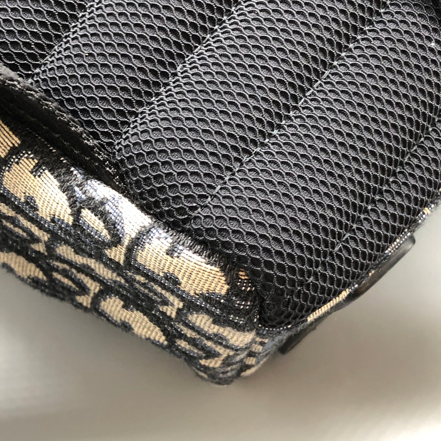 Christian Dior Oblique Galaxy Canvas Backpack Grey/Navy/Black