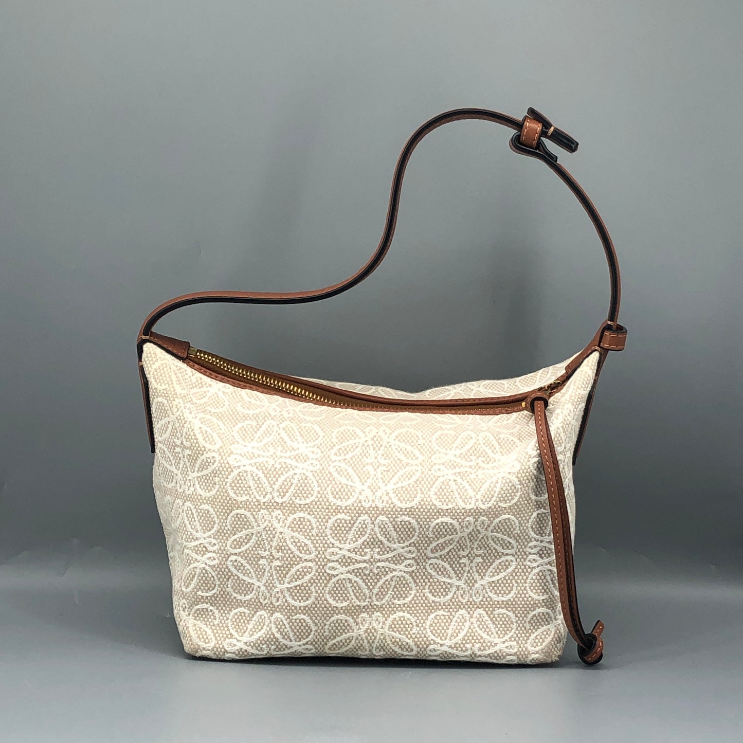 Loewe Anagram Jacquard Cbi Bag Beige/Caramel