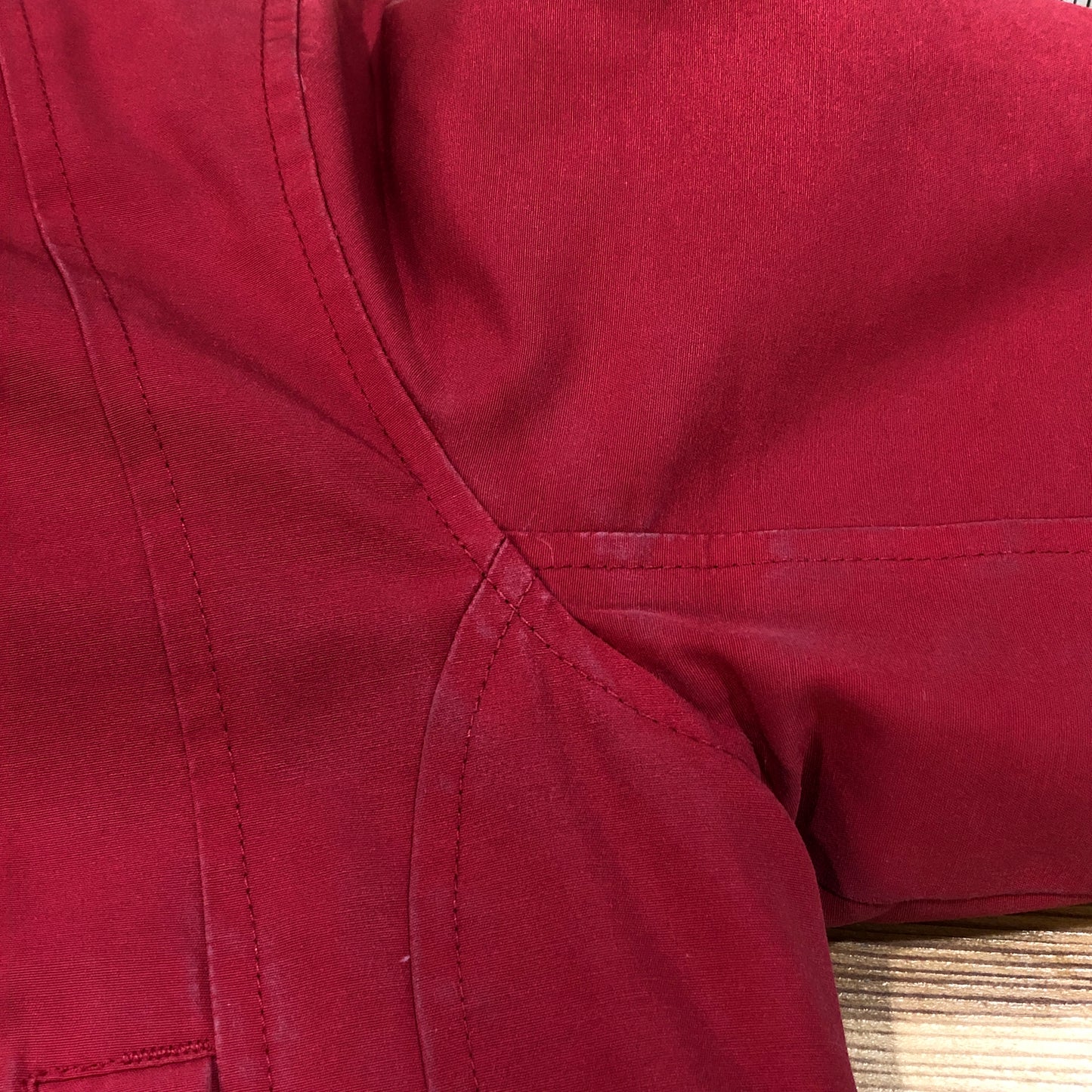 Canada Goose Red Fur Trim Hooded Parka Size XS