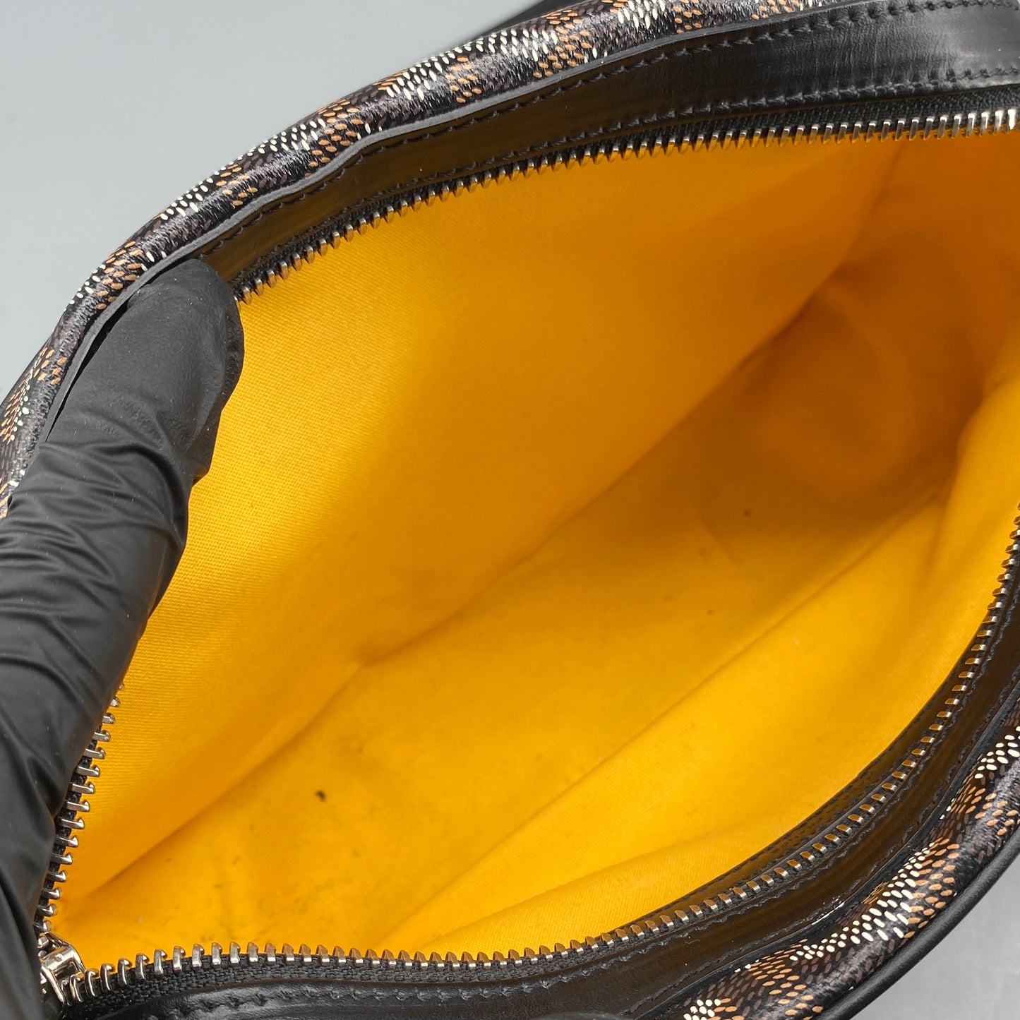 Goyard Cap Vert PM Black Monogram Crossbody Bag