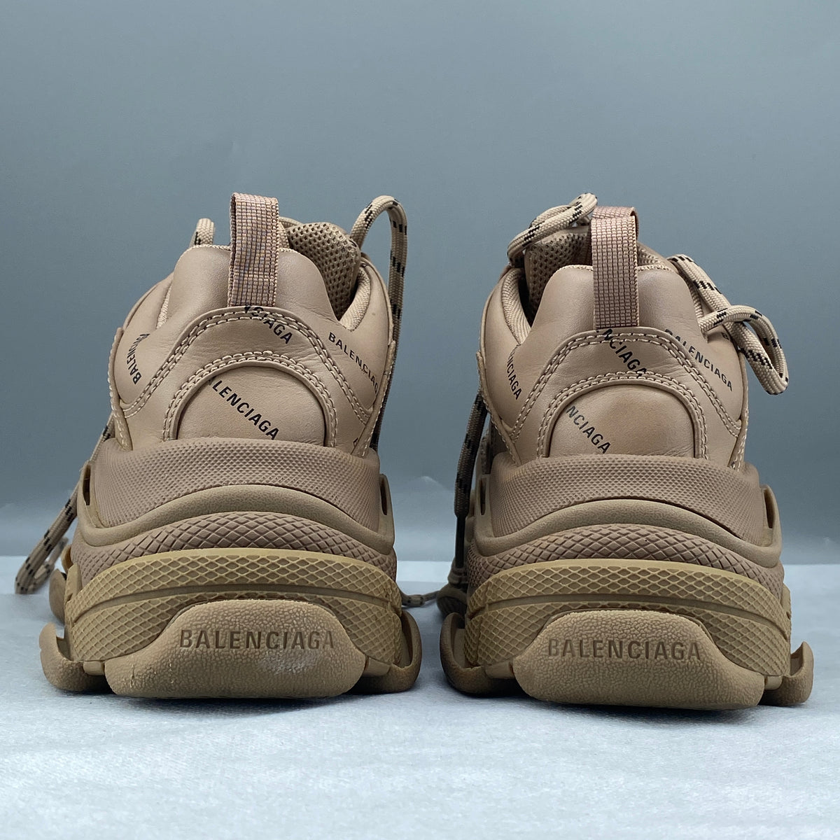 Balenciaga Brown Triple S Sneakers Size 37