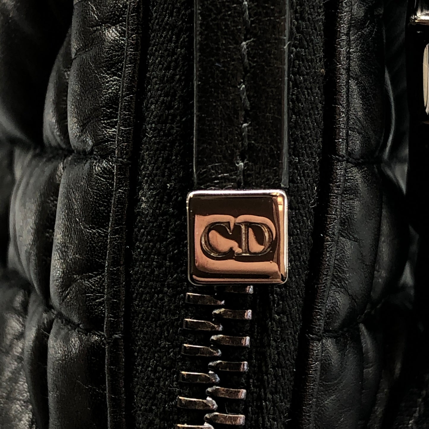 Christian Dior Toujours Medium Black Cannage Quilted Bag