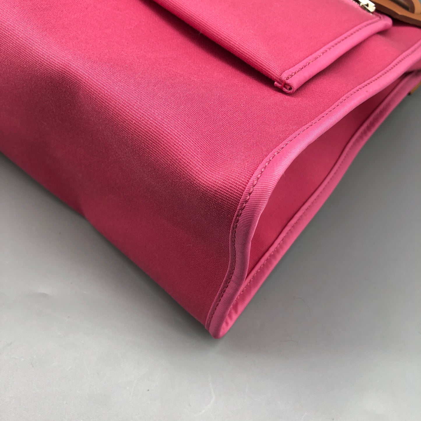 Hermes 2011 Pink Canvas Herbag 31  Shoulder Bag