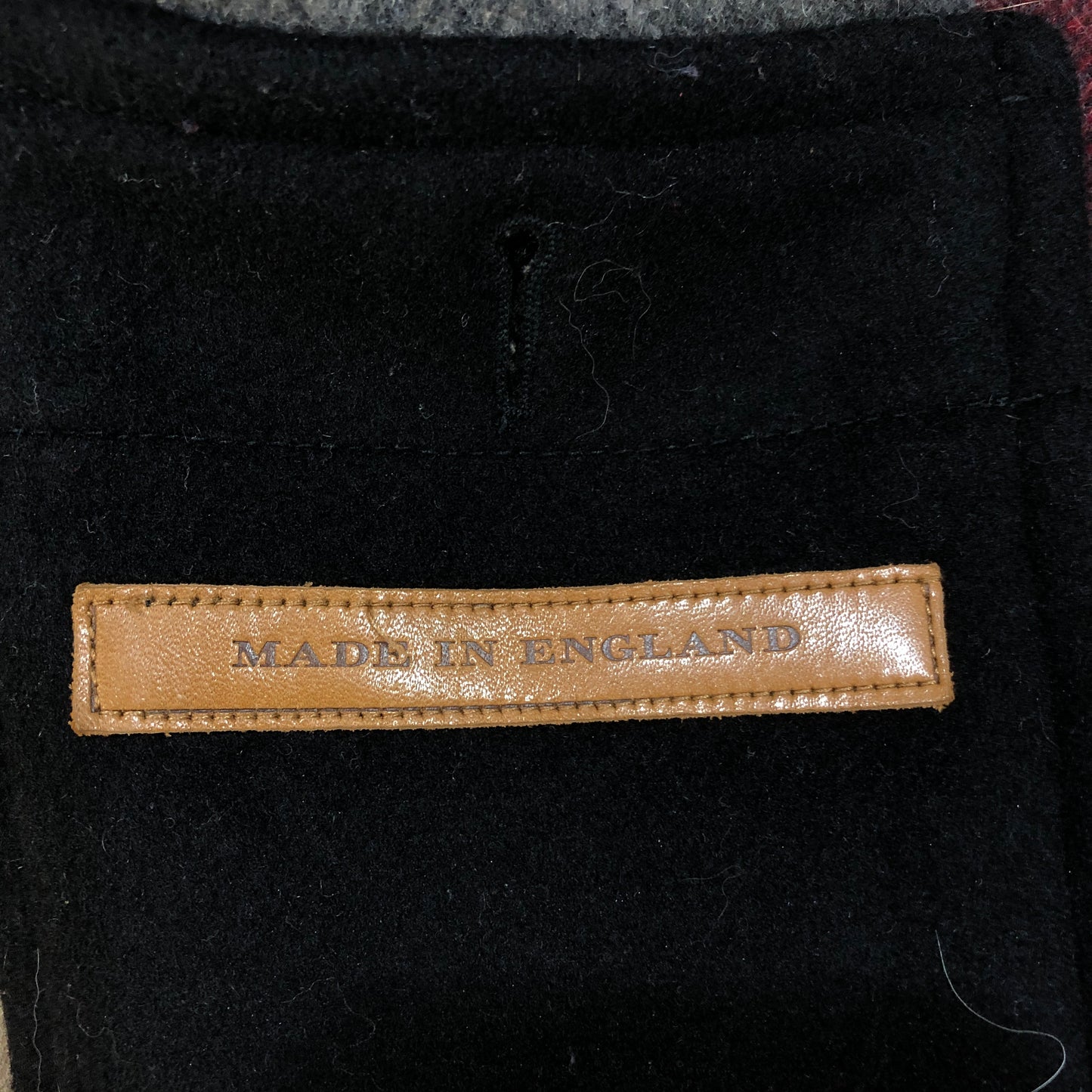 Burberry Black Wool Duffle Coat Size XL