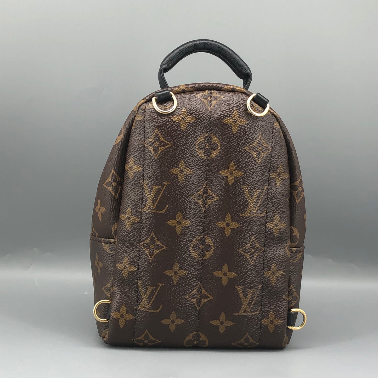 Louis Vuitton Mini Monogram Palm Spring Canvas Backpack Brown