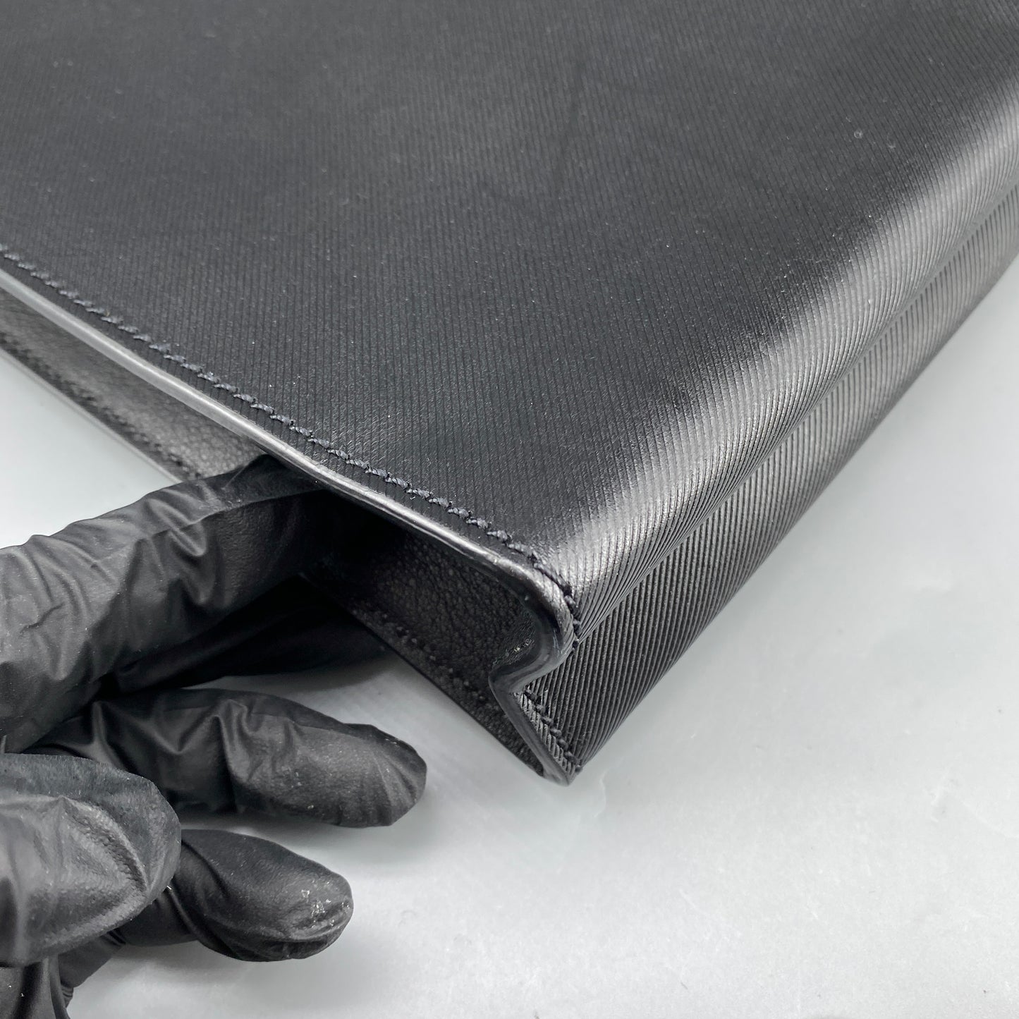 Burberry Black Leather Briefcase