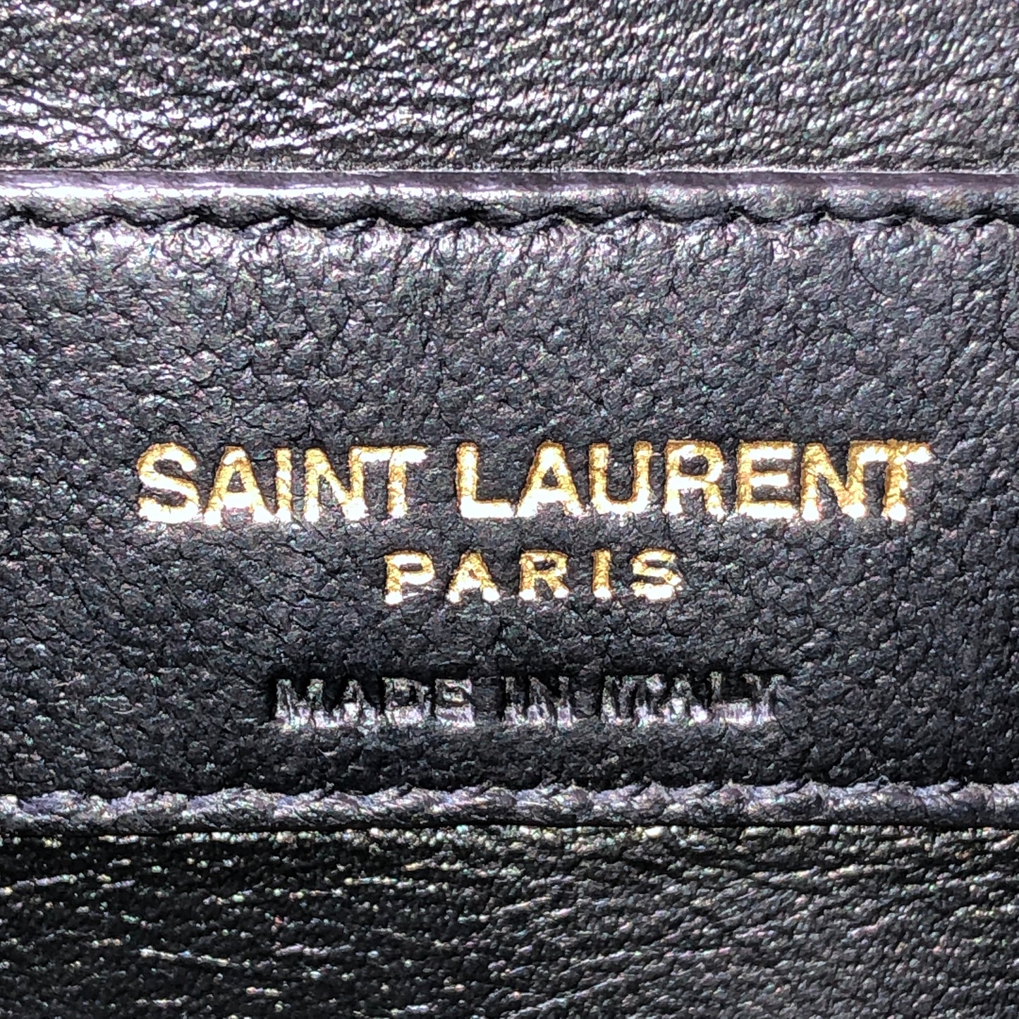 Saint Laurent Box Calfskin Solferino Satchel Bag Black